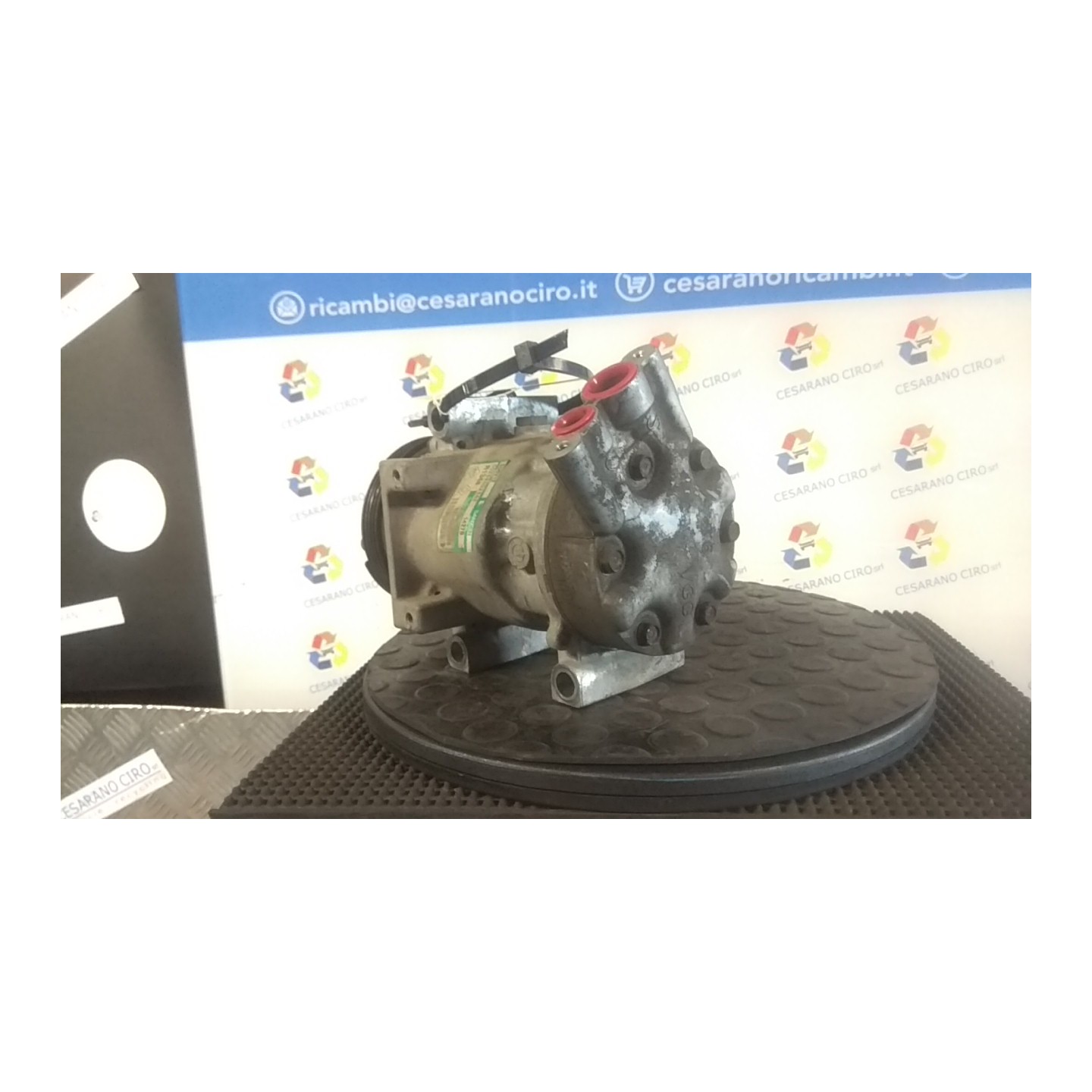 COMPRESSORE A/C ROTAZIONE 027 RENAULT CLIO 2A SERIE (05/01-11/10) D4FB7 7711134670