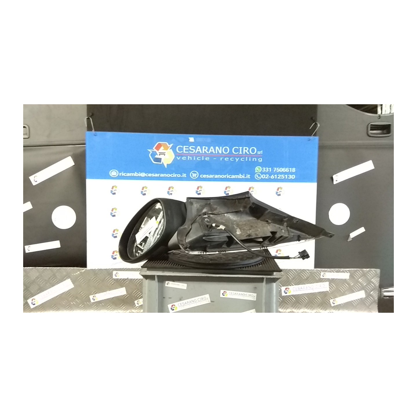 RETROVISORE EST. REGOLAZ. ELETTR. SX. 133 RENAULT ESPACE 2A SERIE (03/97-07/98) G8T17 6025370171