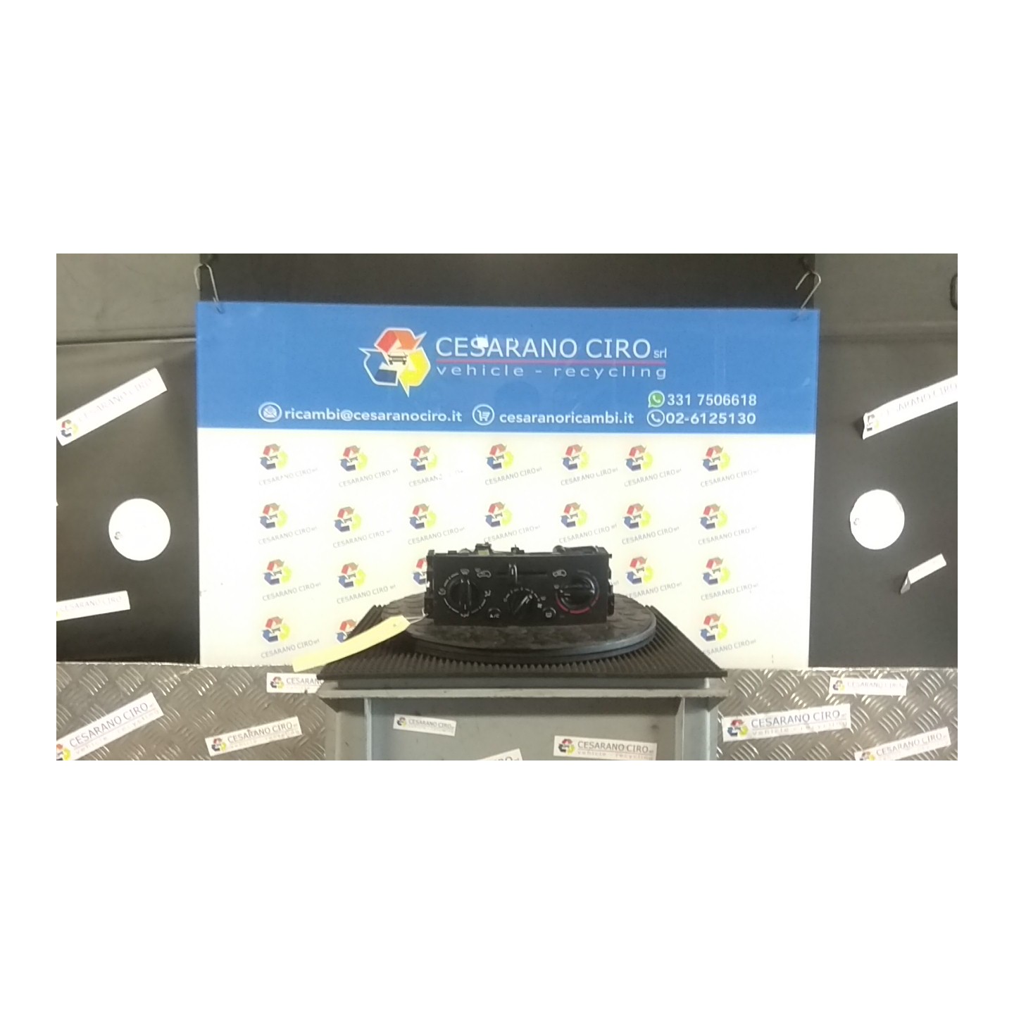 BLOCCO COMANDO CLIMATIZZAZIONE C/A/C 052 PEUGEOT 207 (04/06-06/09) KFU 6451TK