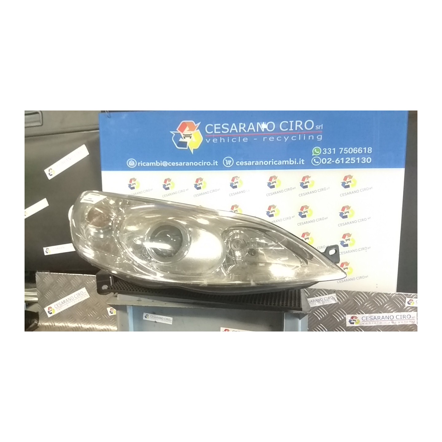 PROIETTORE DX. 014 PEUGEOT 407 (03/04-03/12) RHR 620690