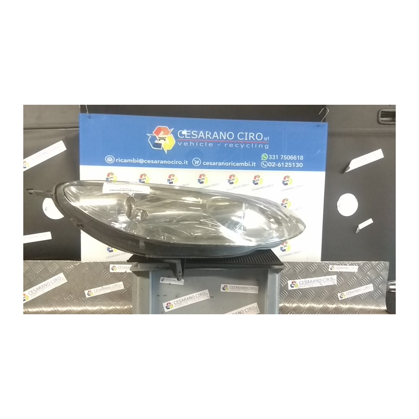 PROIETTORE DX. 014 PEUGEOT 407 (03/04-03/12) RHR 620690