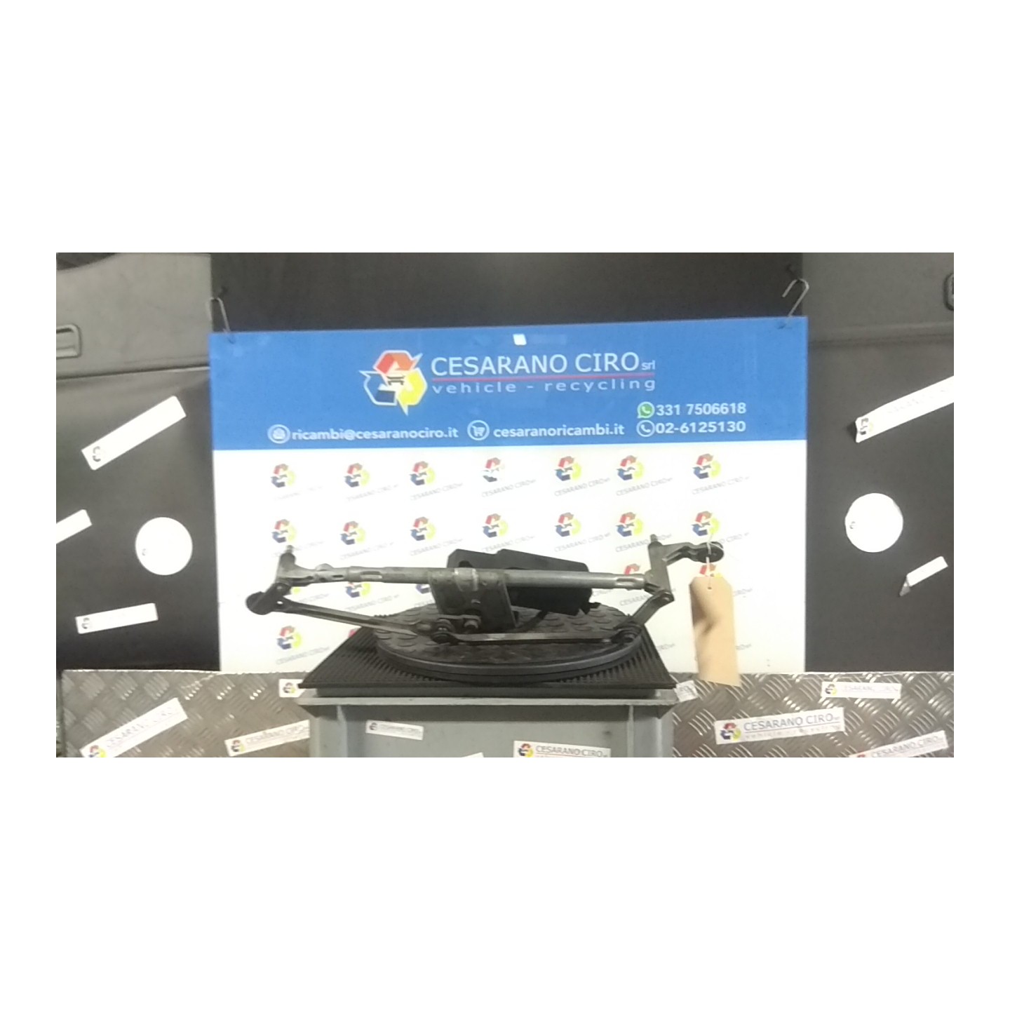 MECCANISMO TERGIPARABREZZA CON MOTORINO 031 LANCIA Y (01/96-10/00) 840A3000 46408351