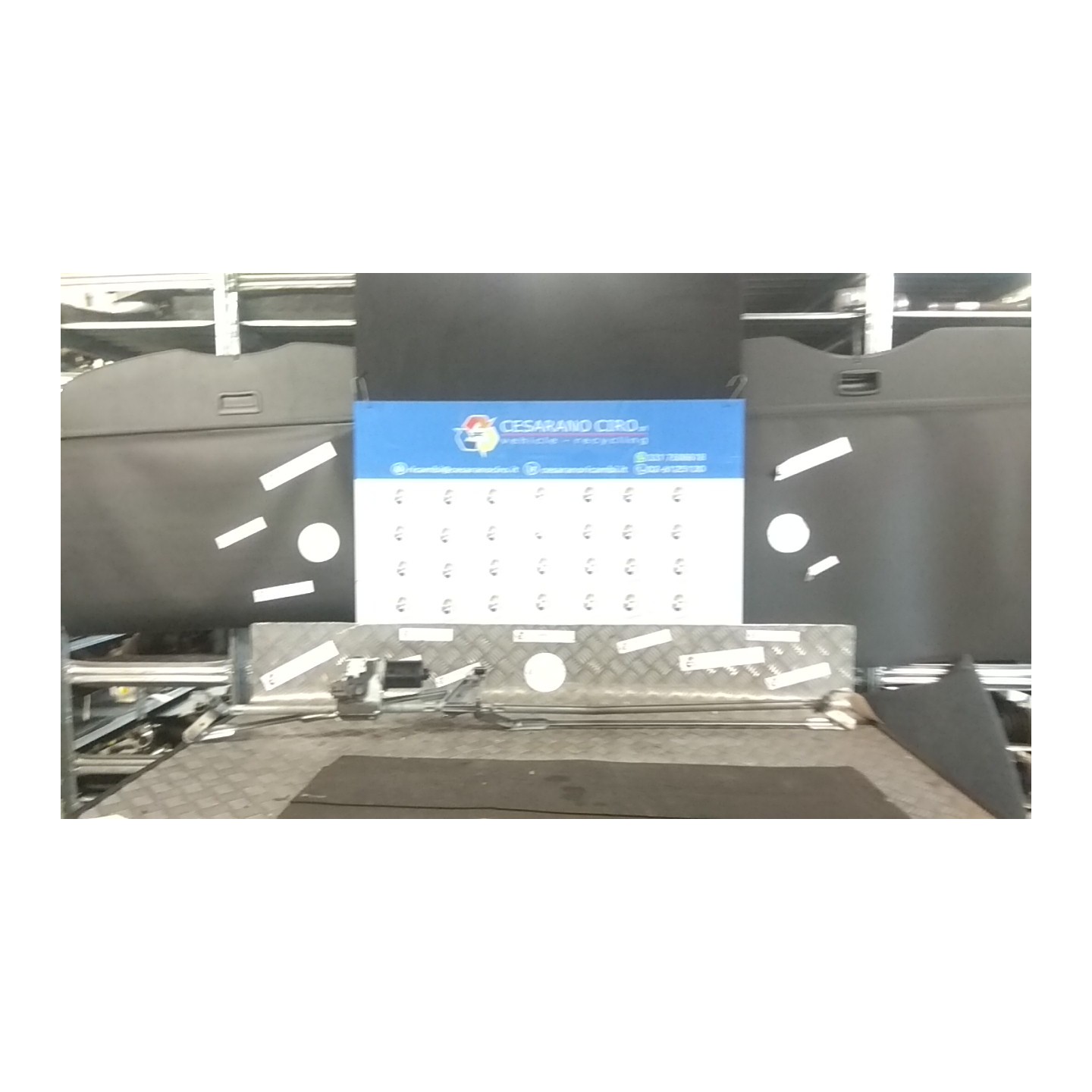 MECCANISMO TERGIPARABREZZA CON MOTORINO 087 PEUGEOT 307 (04/01-12/06) NFU 6405J6