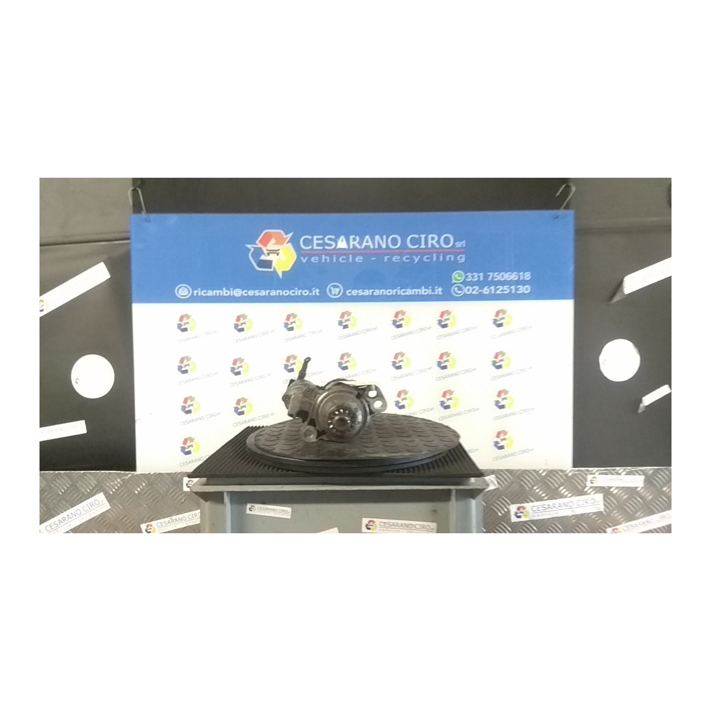 MOTORINO AVVIAMENTO 1.1KW BOSCH/ROTAZ. 050 VOLKSWAGEN UP! (1S) (11/11-10/16) CPG 02M911021HX
