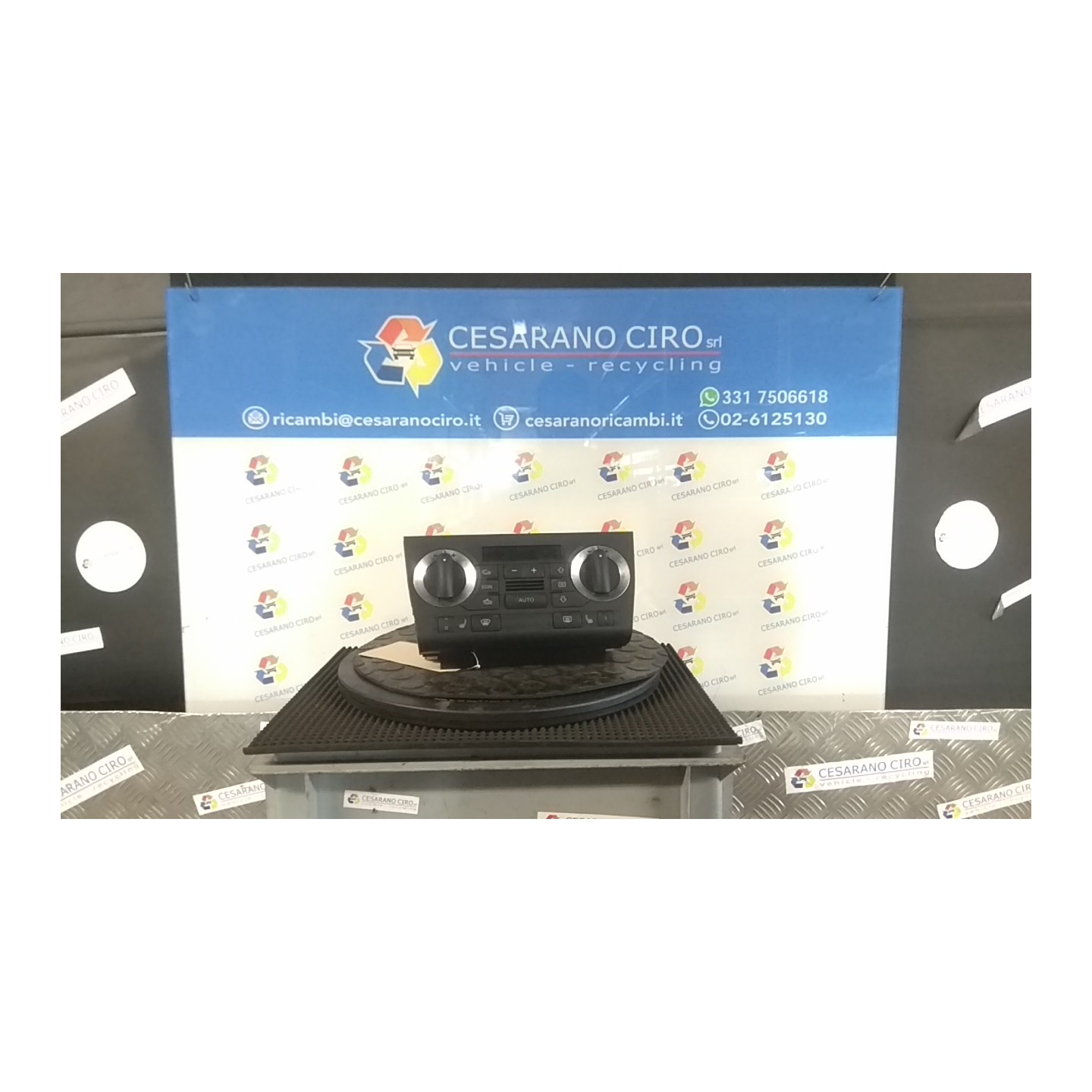 BLOCCO COMANDO CLIMATIZZAZIONE 179 AUDI A3 (8P) (04/03-06/10) BSE 8P0819047F5PR