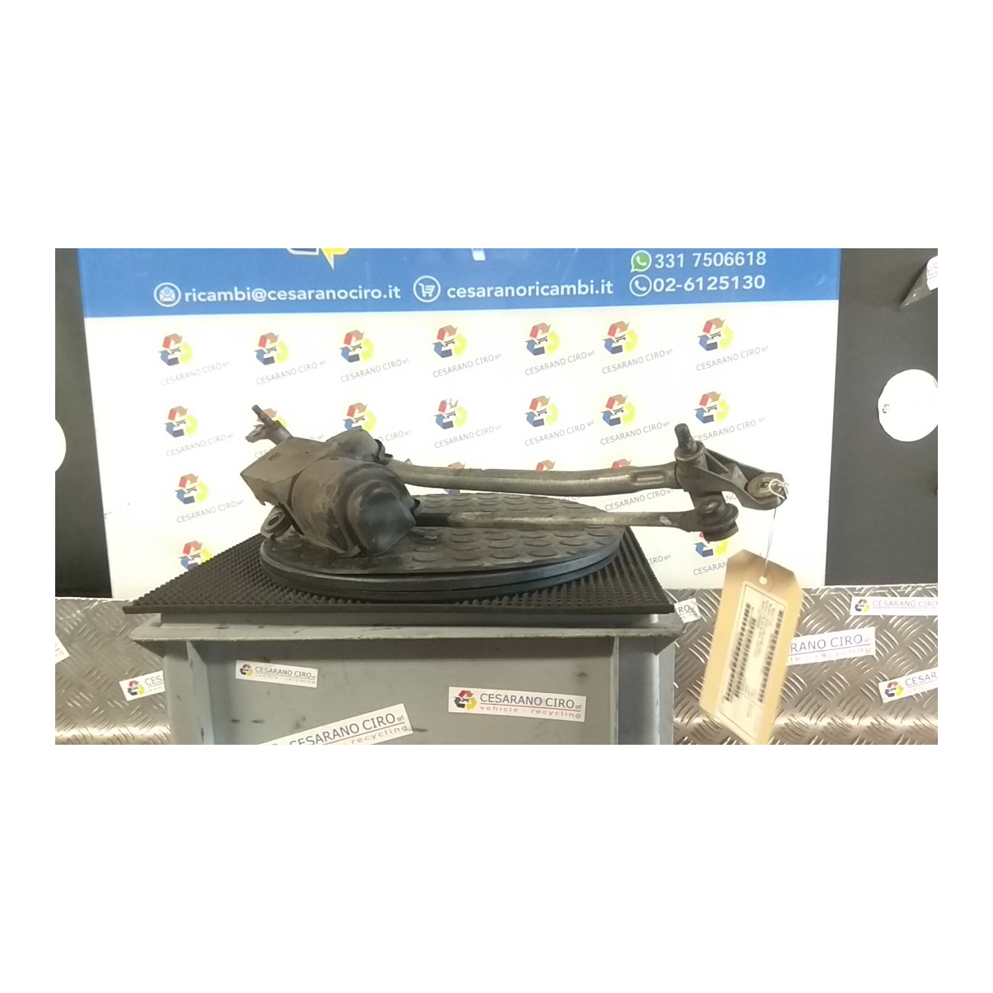MECCANISMO TERGIPARABREZZA CON MOTORINO 027 FIAT BRAVA (1M) (07/98-10/02) 182B2000 NB3753006043001