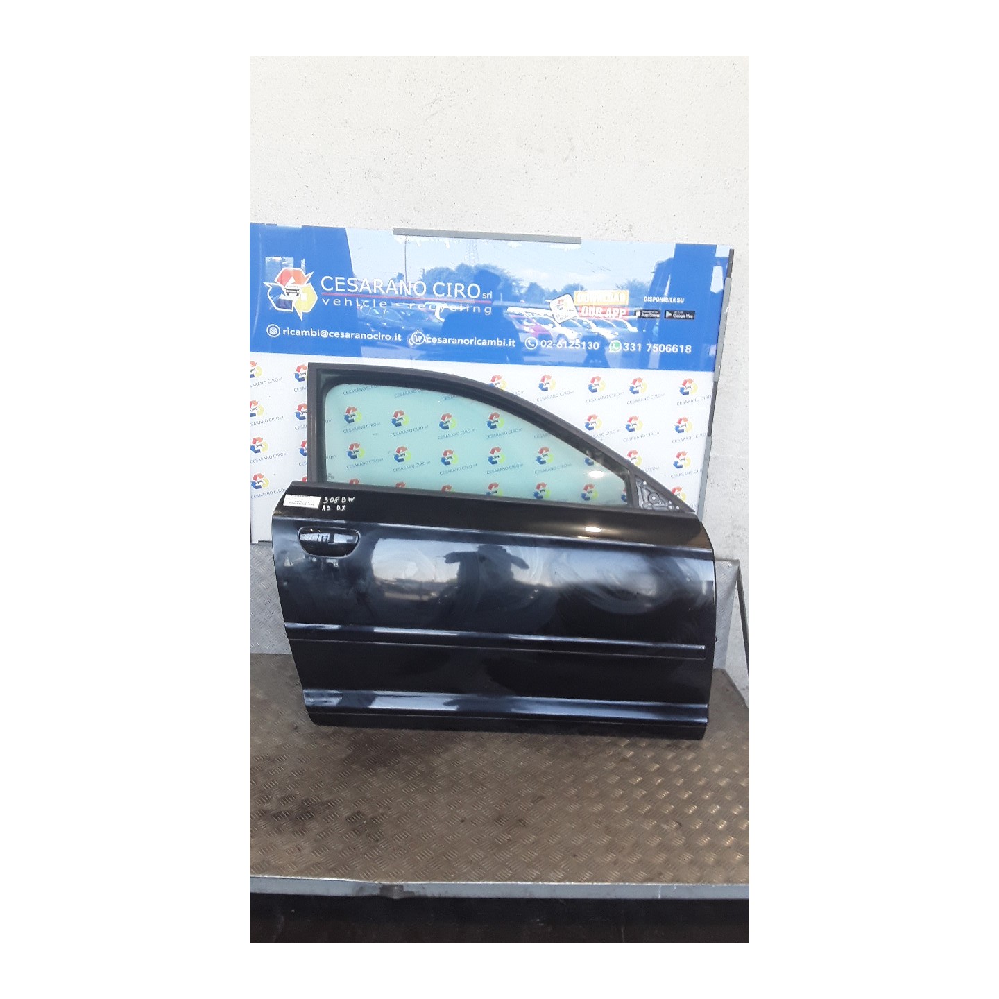 PORTA ANT. DX. 072 AUDI A3 (8P) (04/03-06/10) BKD 8P3831052D
