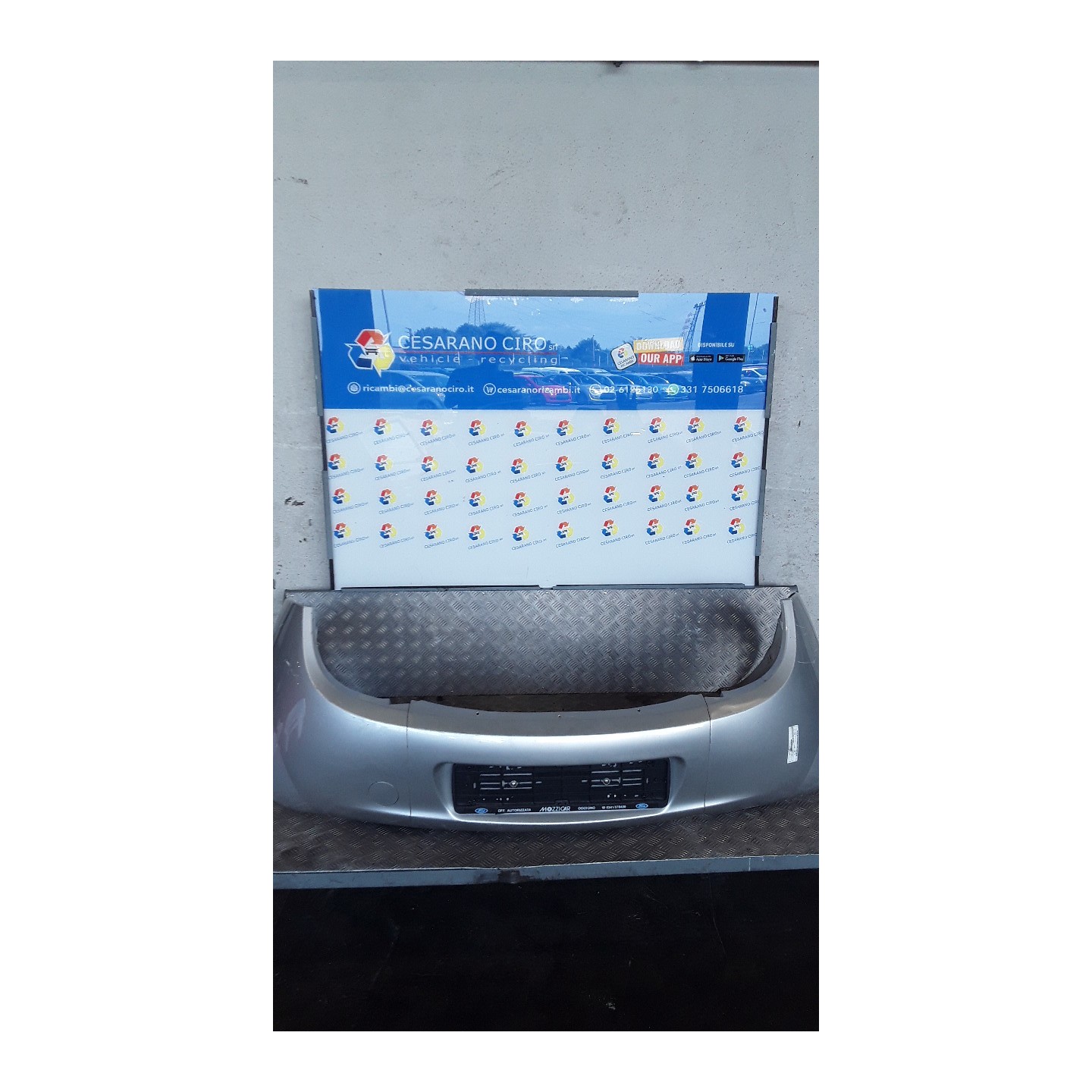PARAURTI POST. 170 FORD KA (CCQ) (11/96-10/08) J4S NB1992007020001