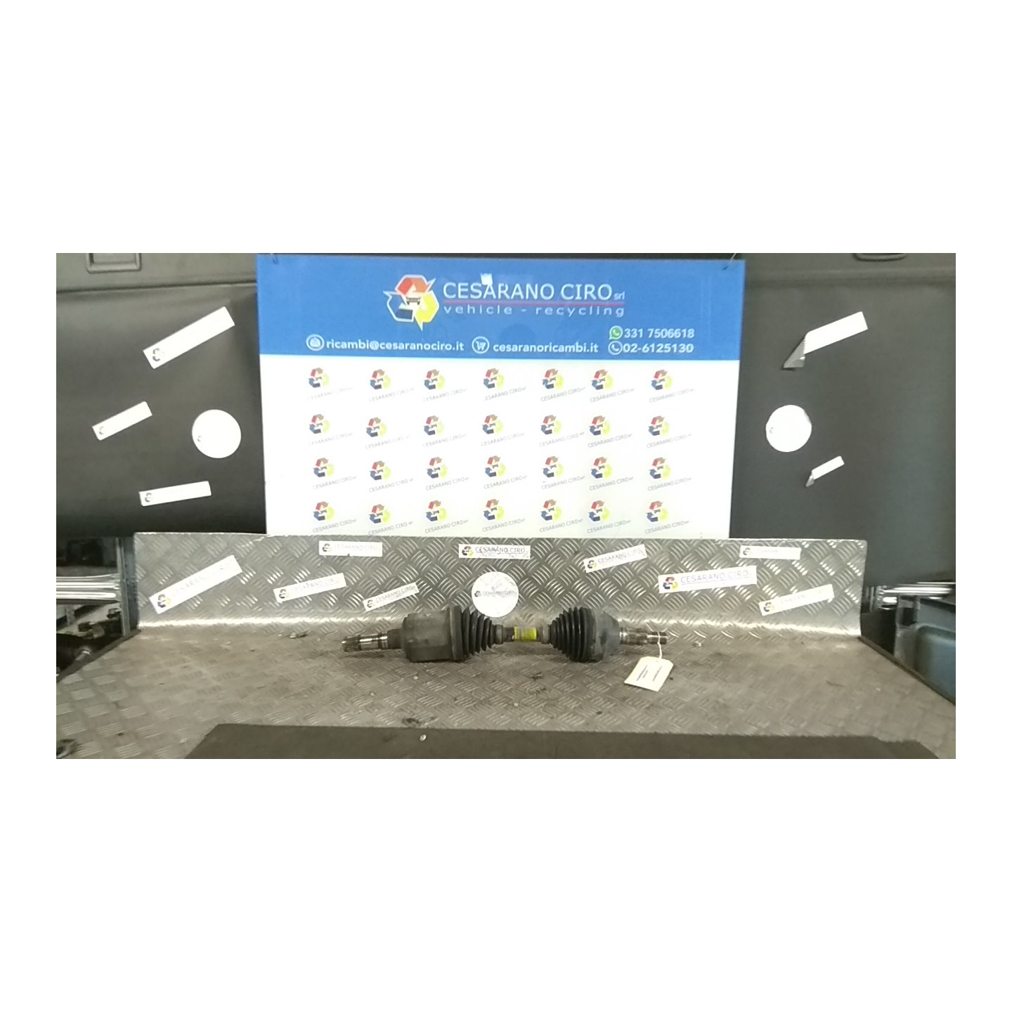 SEMIALBERO ANT. COMPL. SX. 173 CHEVROLET (DAEWOO) CRUZE (J300) (04/09-12/14) Z20S1 13334727