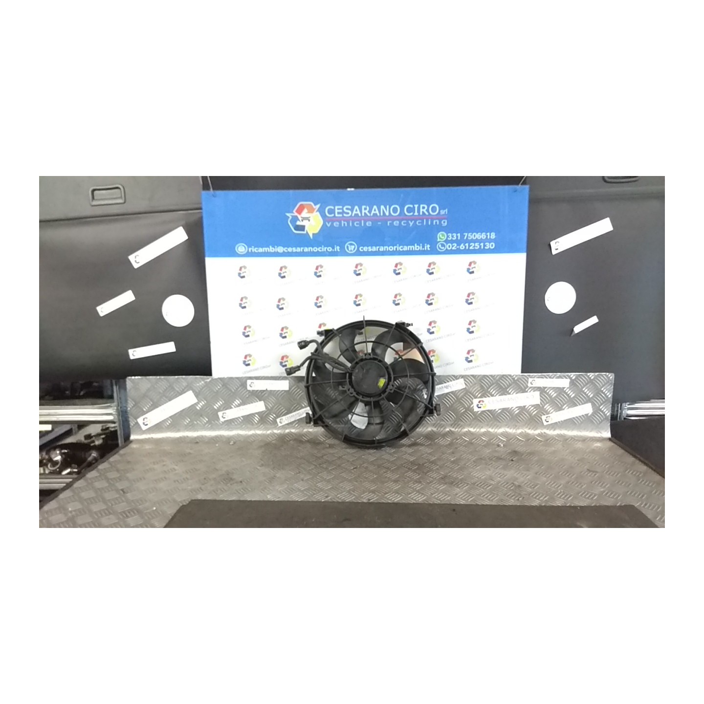 ELETTROVENTOLA CON SUPPORTO 130 HYUNDAI I20 (01/09-) D4FB 253801J200