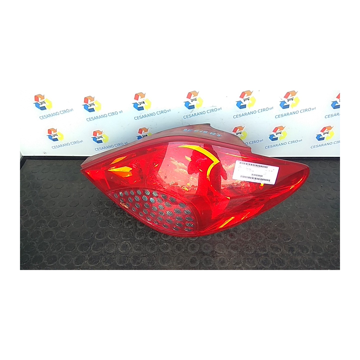 FANALE POST. DX. 250 PEUGEOT 207 (04/06-06/09) KFU 6351Y7
