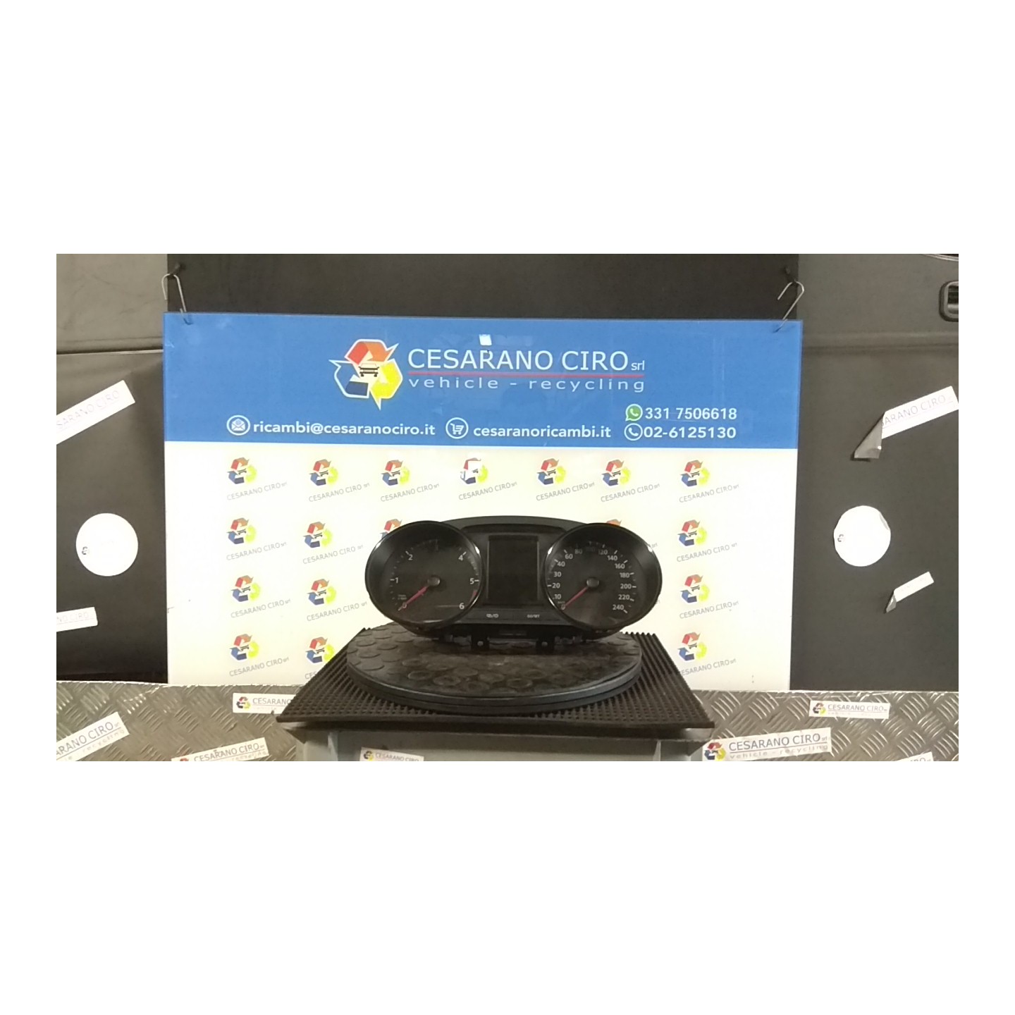 QUADRO PORTASTRUMENTI C/DISP START-STOP 061 VOLKSWAGEN POLO (6C) (03/14-02/18) CUS 6C0920731D