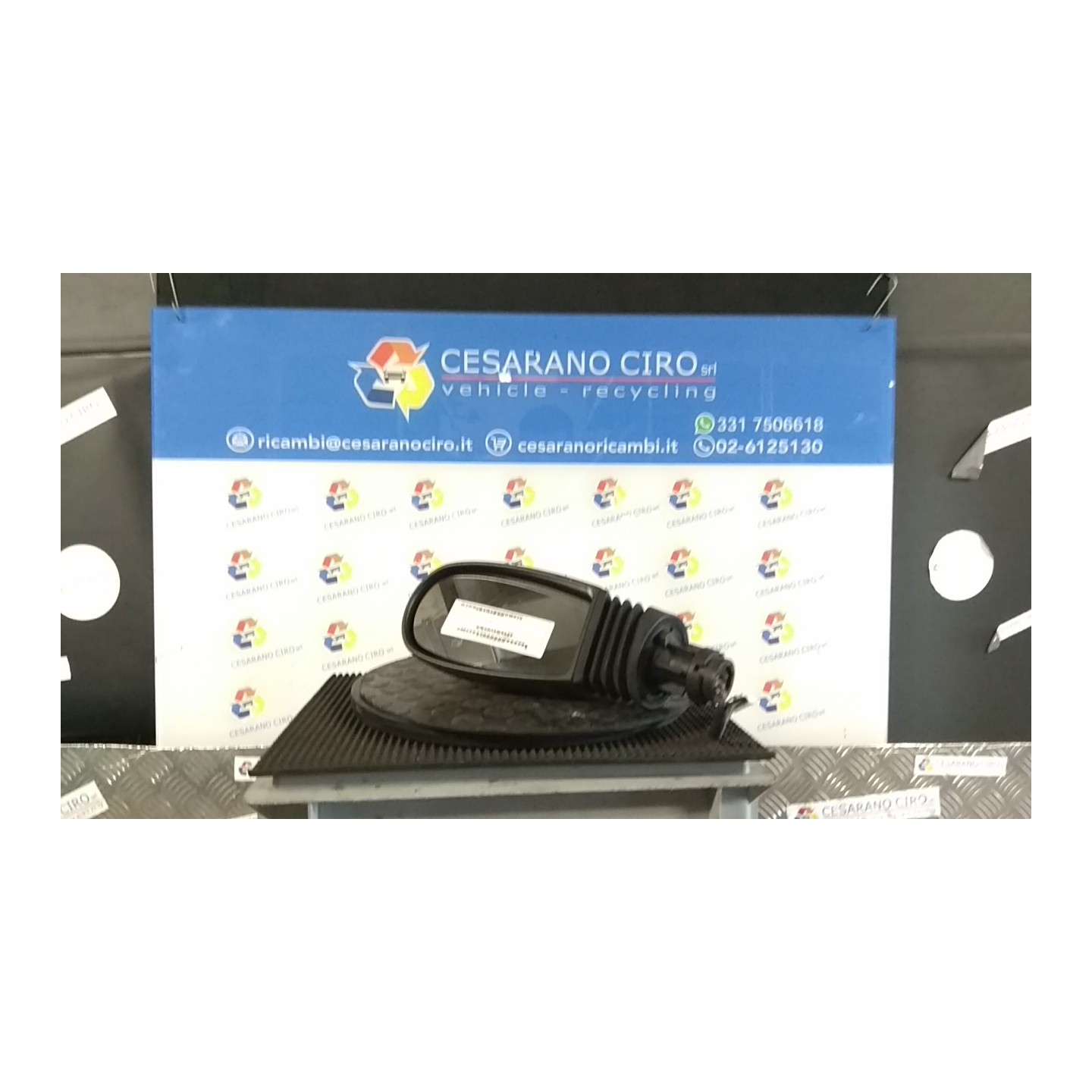 RETROVISORE EST. REGOLAZ. ELETTR. TERMICO SX. 031 FIAT PUNTO (1N/1P) (07/99-12/05) 188A5000 735380187