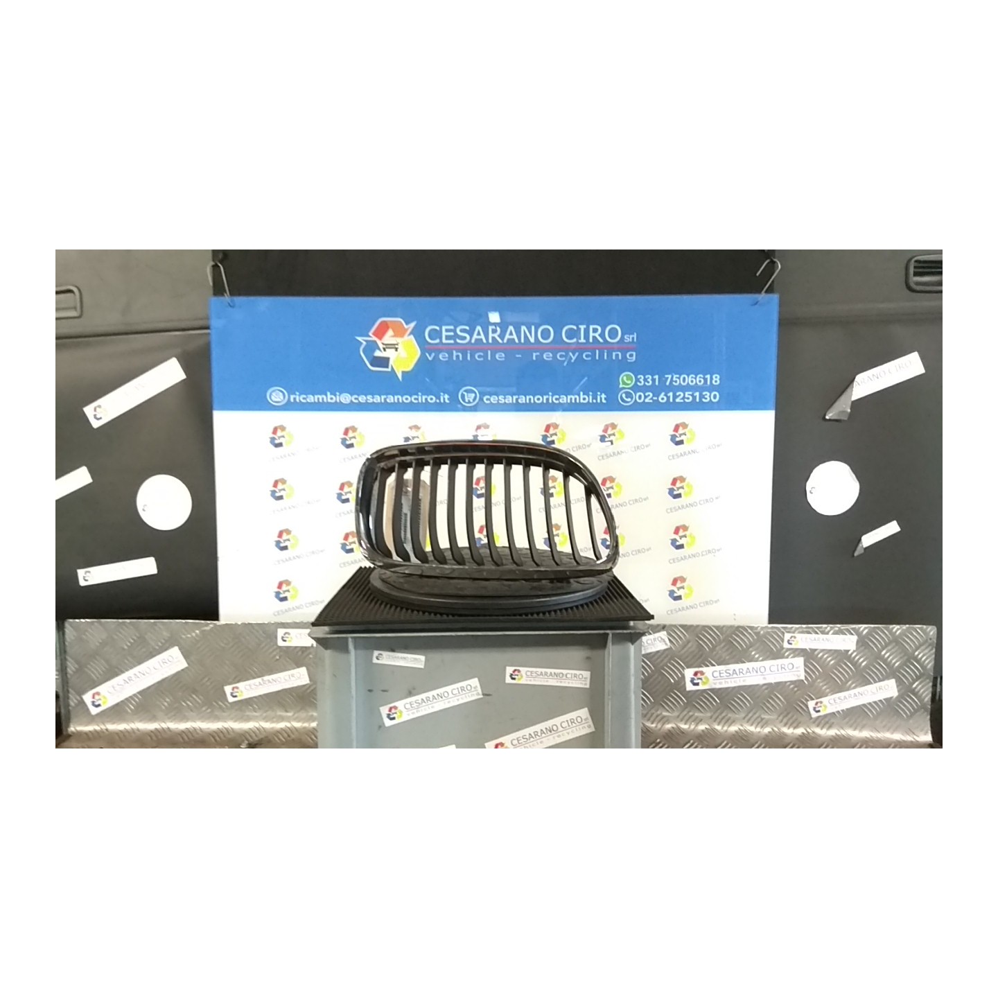 GRIGLIA LAT. PARAURTI ANT. DX. 050 BMW SERIE 3 (E90/E91) (09/08-) N47D20C 51117198908