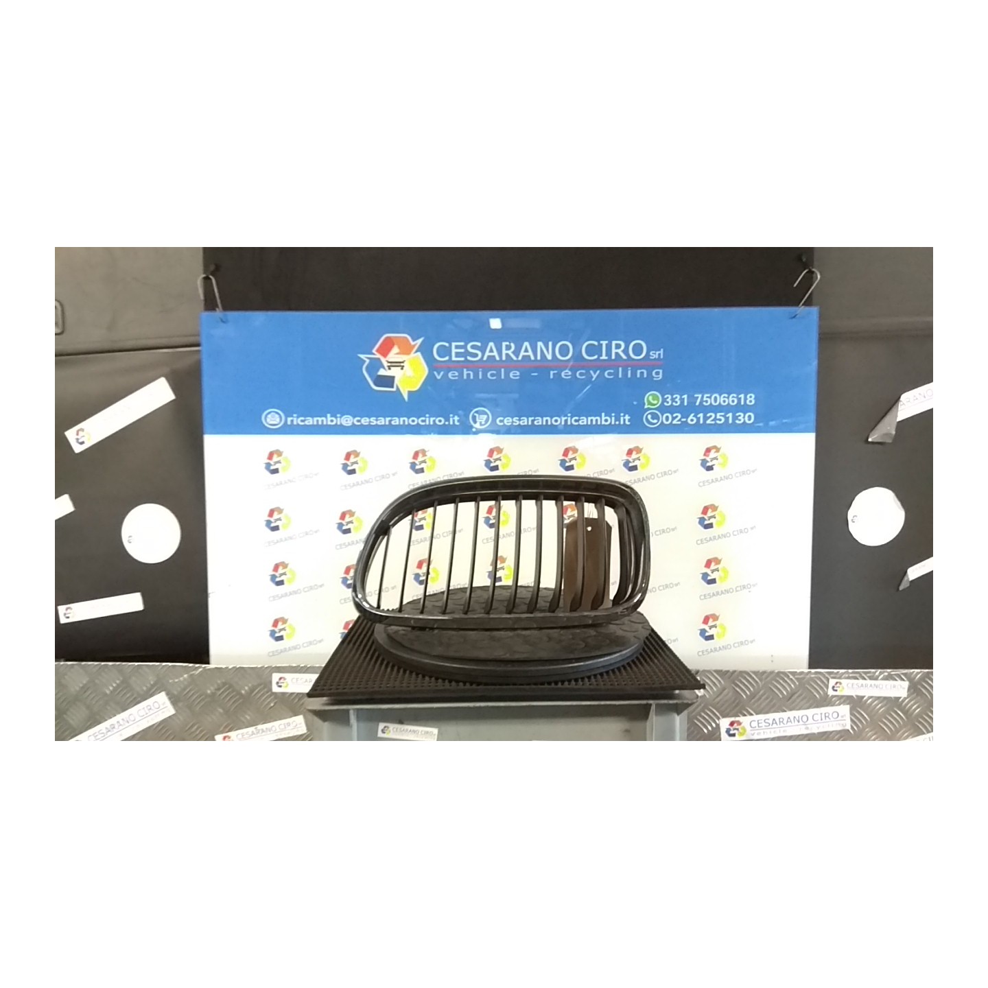 GRIGLIA LAT. PARAURTI ANT. SX. 051 BMW SERIE 3 (E90/E91) (09/08-) N47D20C 51117198907