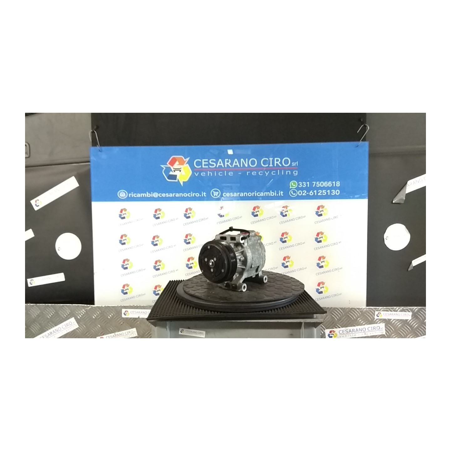 COMPRESSORE A/C 112 FIAT PANDA (3U) (09/09-09/11) 188A4000 51747318