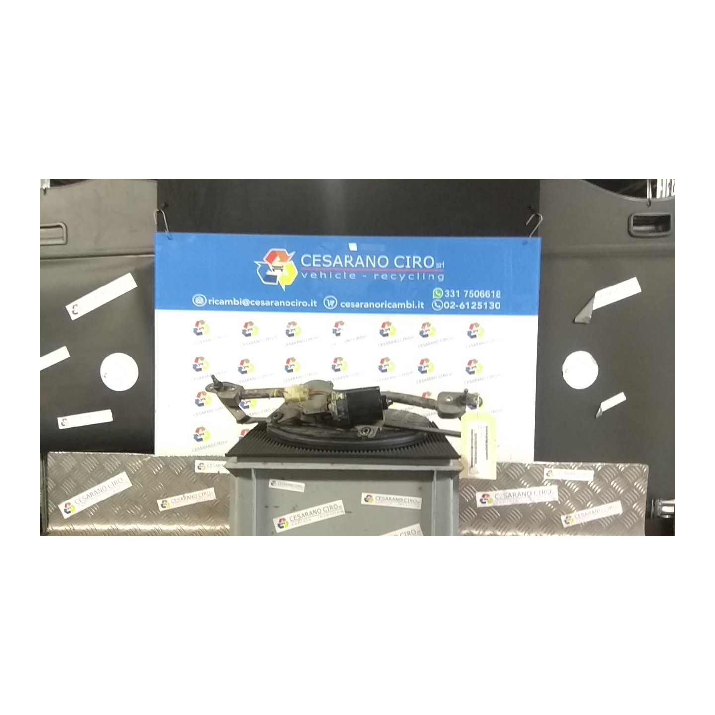 MECCANISMO TERGIPARABREZZA CON MOTORINO 049 PEUGEOT 106 (03/96-04/04) HDZ NB3753017016035