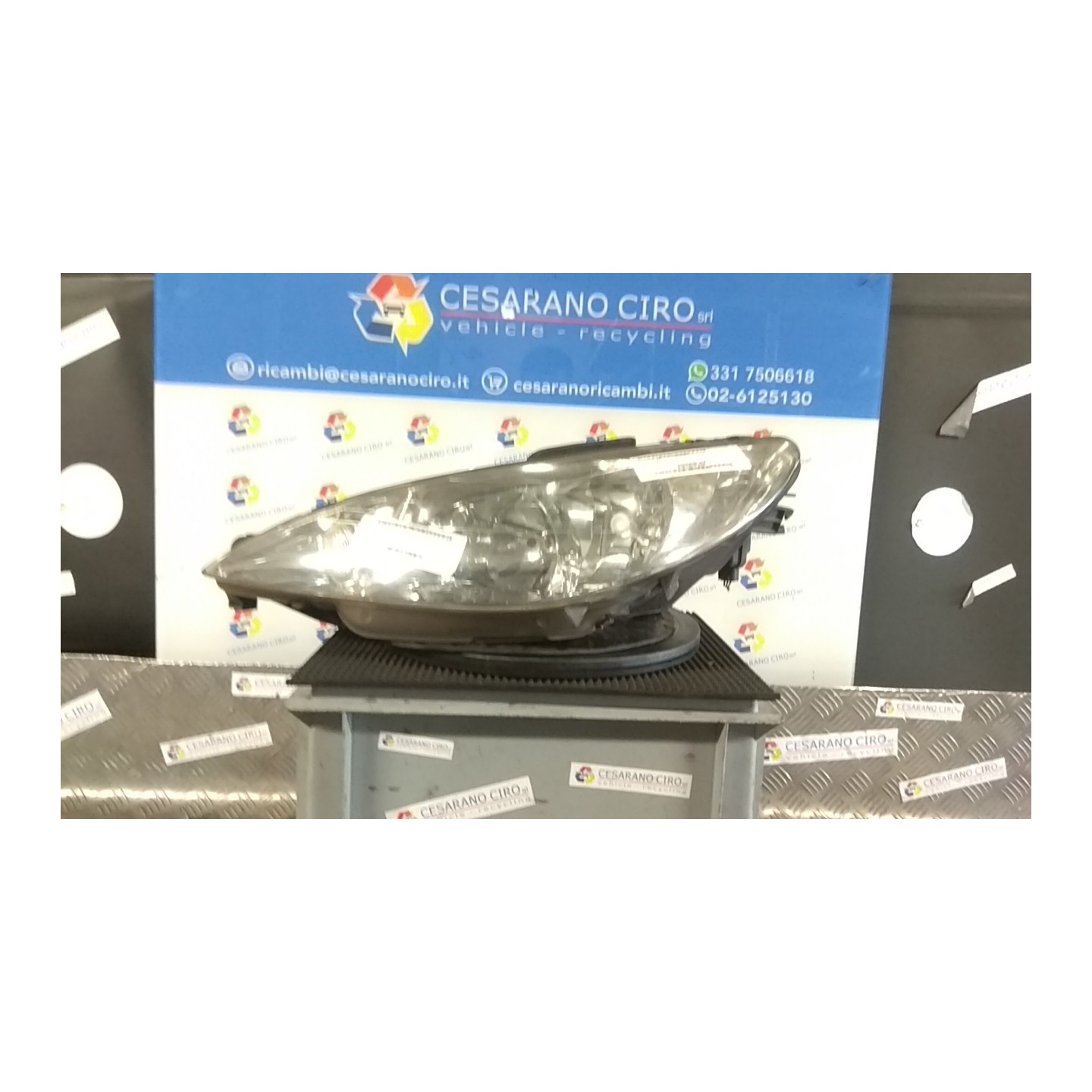 PROIETTORE SX. 086 PEUGEOT 206 (09/98-06/09) HFX 6204S7