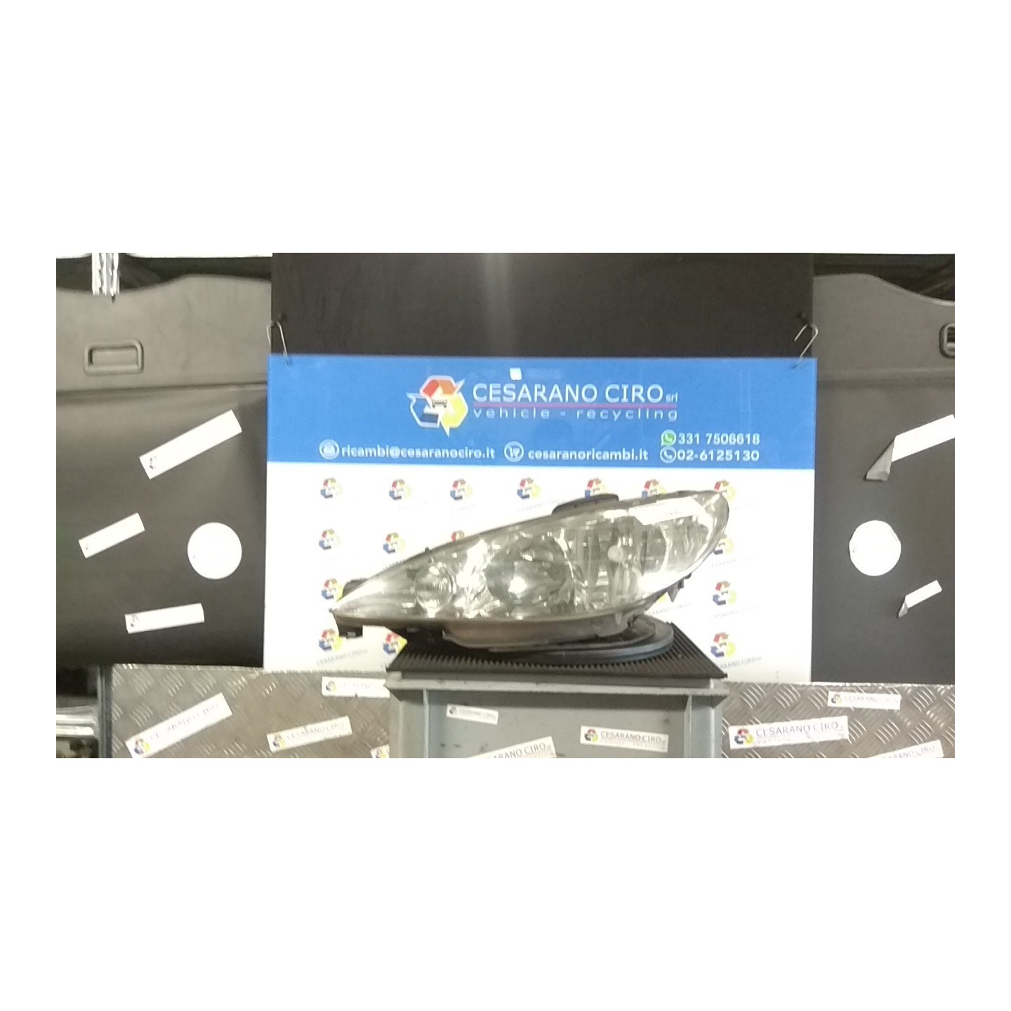 PROIETTORE SX. 086 PEUGEOT 206 (09/98-06/09) HFX 6204S7