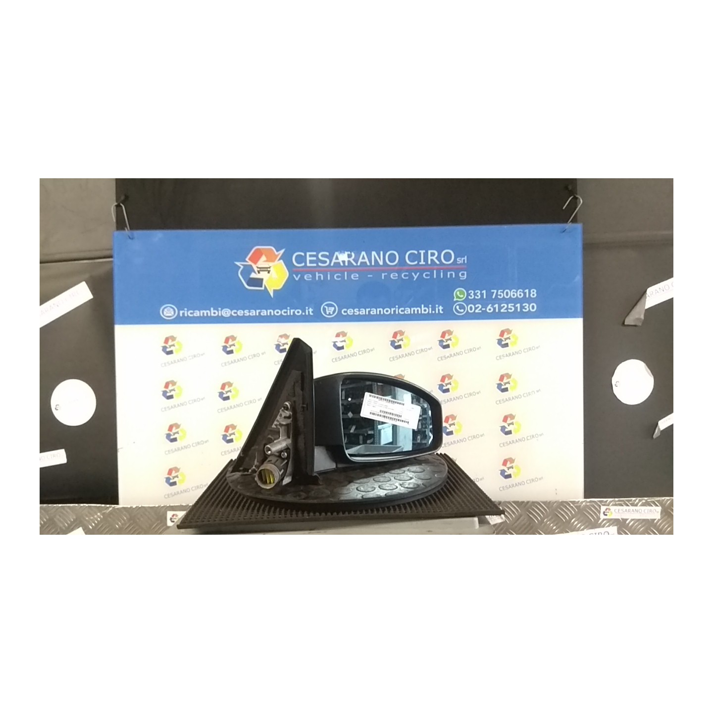 RETROVISORE EST. REGOLAZ. ELETTR. ELETTRICO DX. 048 RENAULT ESPACE 3A SERIE (03/06-) M9RC7 7701053700