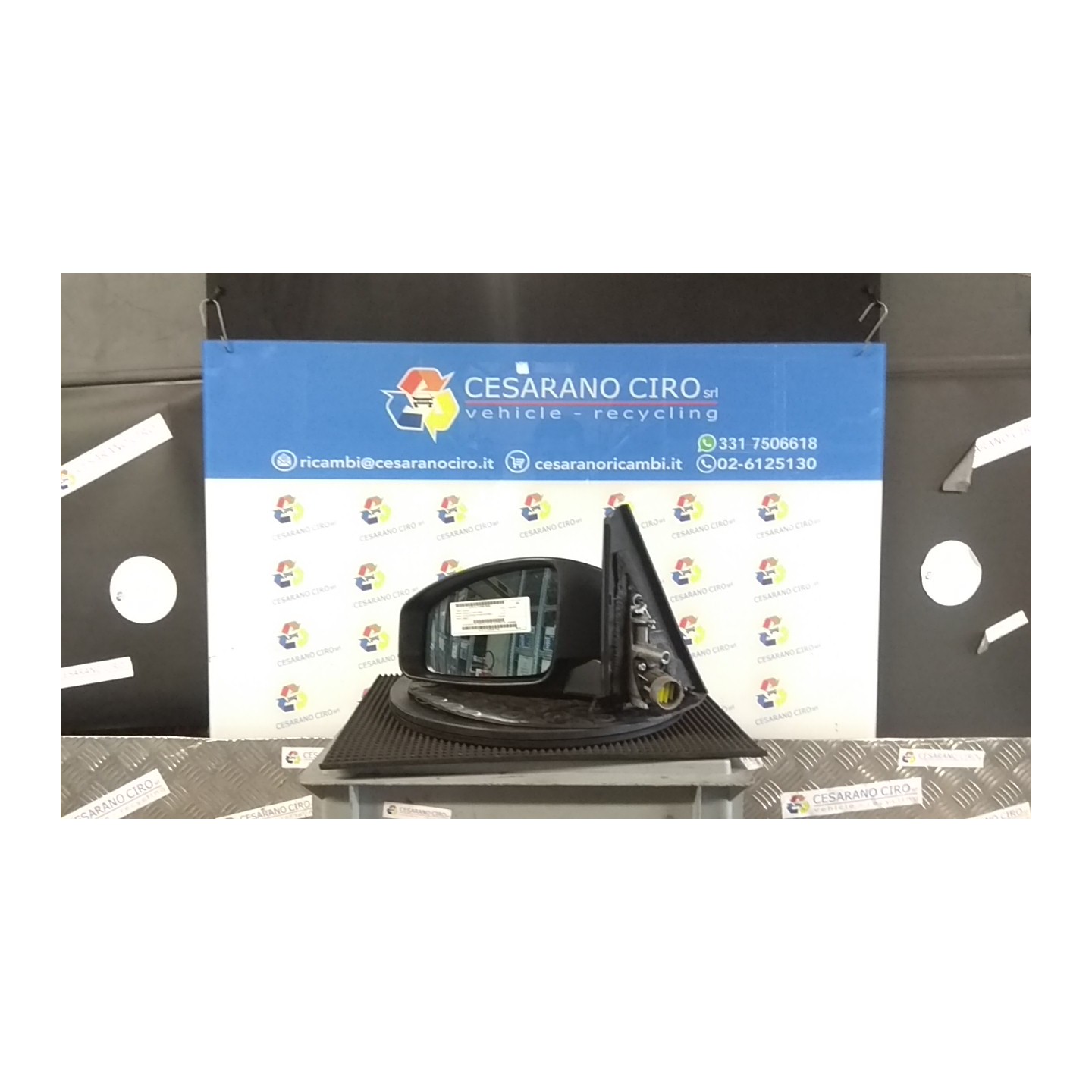 RETROVISORE EST. REGOLAZ. ELETTR. ELETTRICO SX. 049 RENAULT ESPACE 3A SERIE (03/06-) M9RC7 7701053699