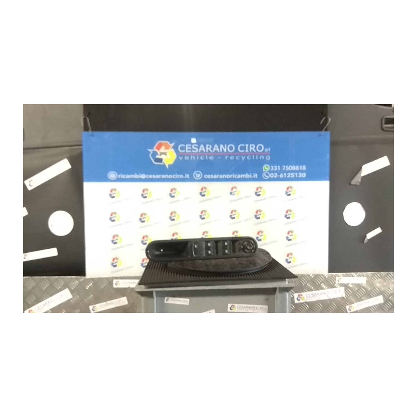 BLOCCO COMANDI ALZACRISTALLI 053 RENAULT ESPACE 3A SERIE (03/06-) M9RC7 NB3721019052003
