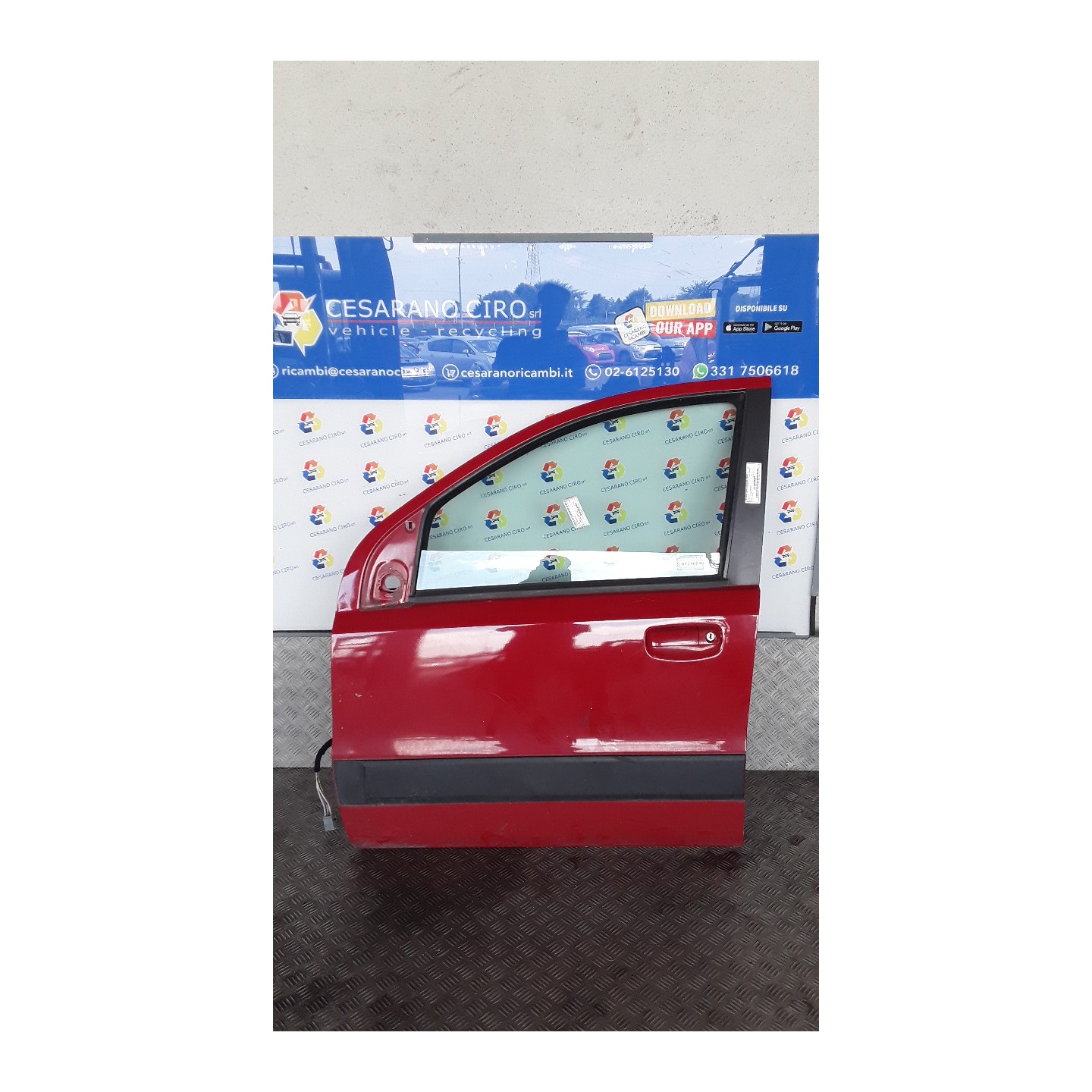 PORTA ANT. SX. 183 FIAT PANDA (2Q) (09/03-12/10) 188A4000 51767631