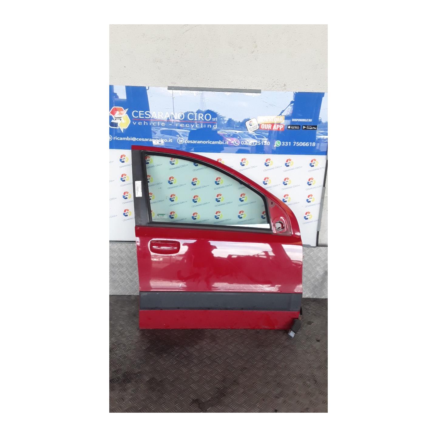 PORTA ANT. DX. 184 FIAT PANDA (2Q) (09/03-12/10) 188A4000 51767630