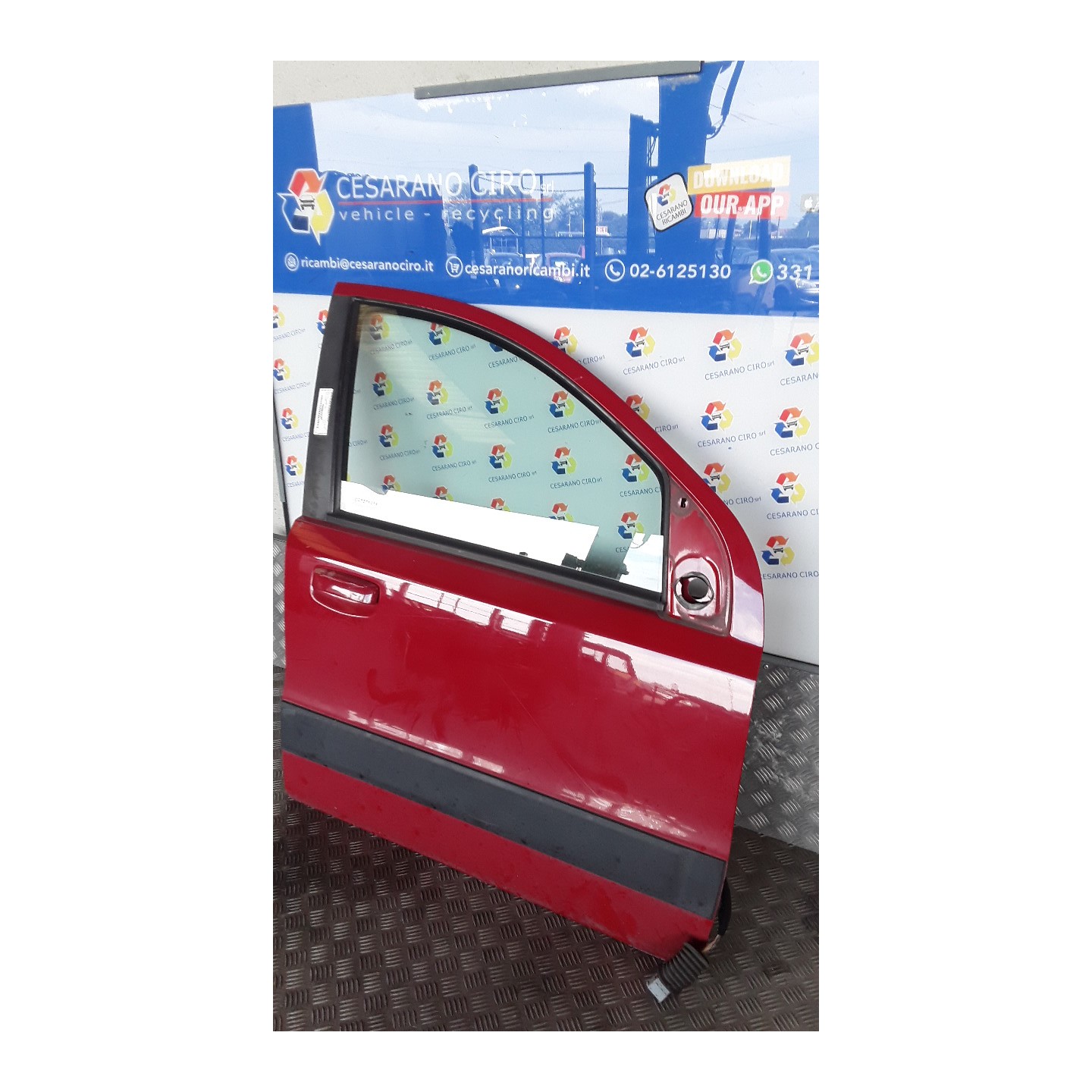 PORTA ANT. DX. 184 FIAT PANDA (2Q) (09/03-12/10) 188A4000 51767630