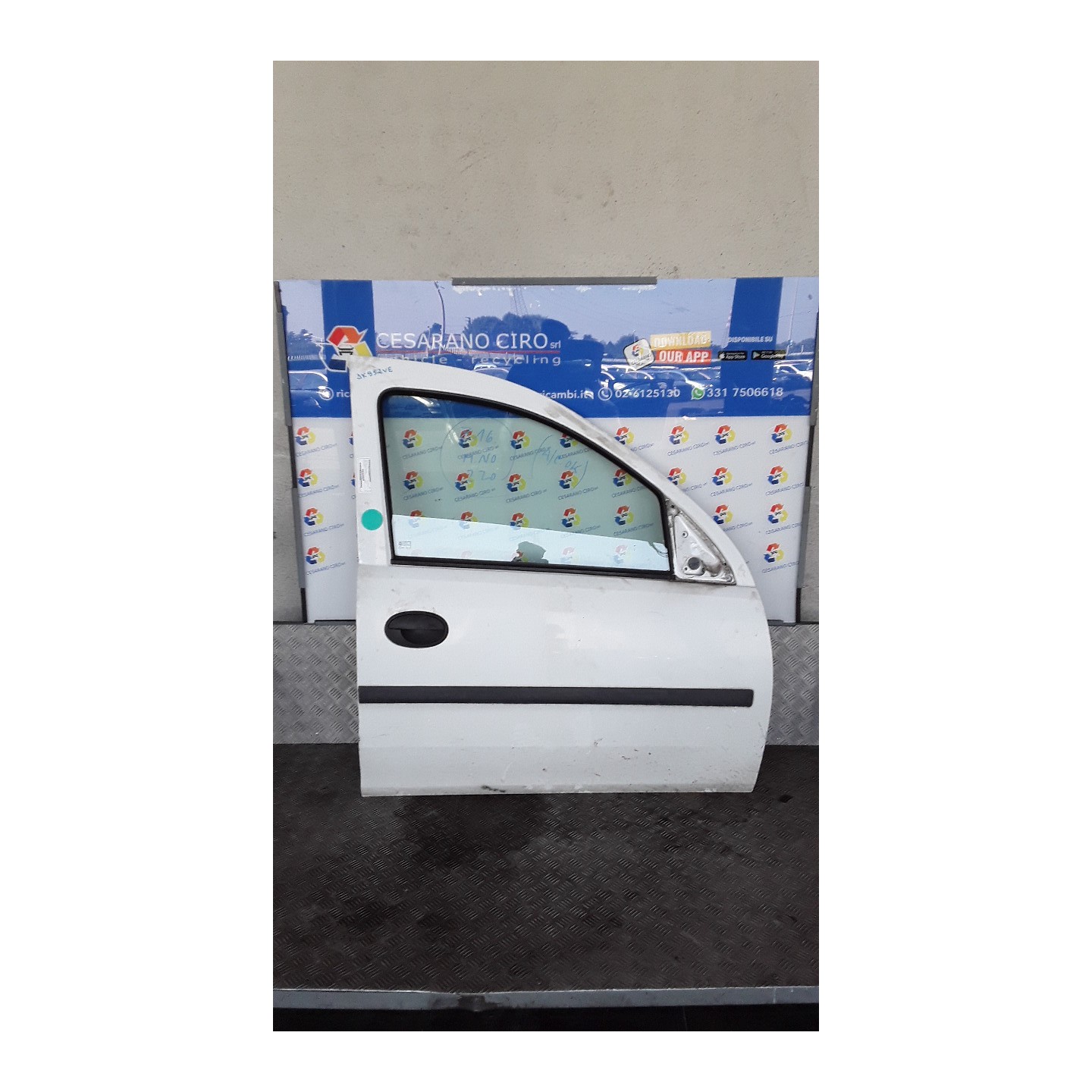 PORTA ANT. DX. 012 OPEL COMBO (X01) (11/01-01/12) Z16YNG 13227381