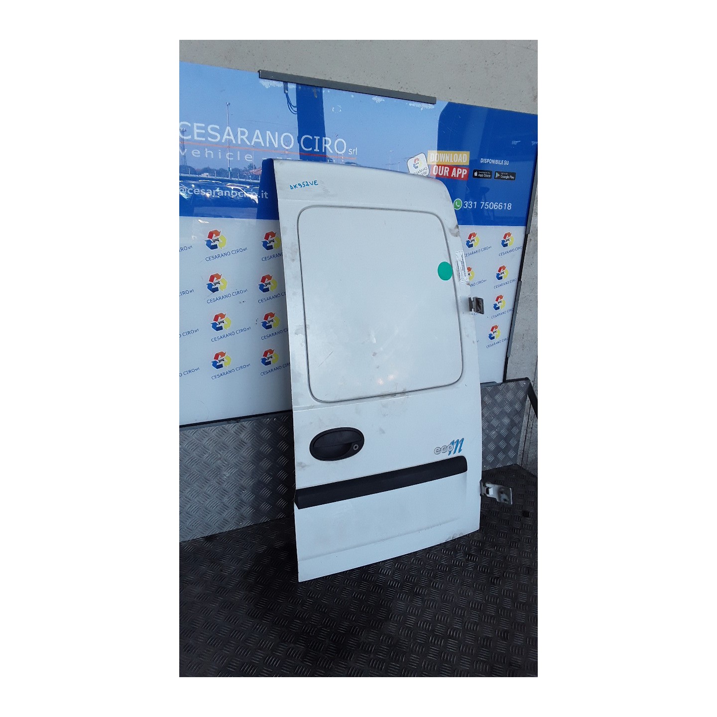PORTA CARICO POST. A BATTENTE S/FORI TERGICRIST.POST. DX. 025 OPEL COMBO (X01) (11/01-01/12) Z16YNG 93180781