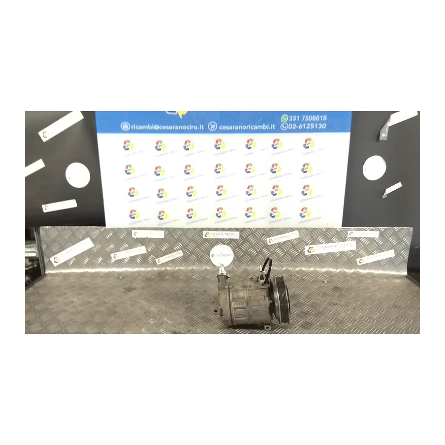 COMPRESSORE A/C MANUALE,AUTOMATICO 028 ALFA ROMEO 159 (X3/X9) (07/05-06/13) 939B1000 50510966