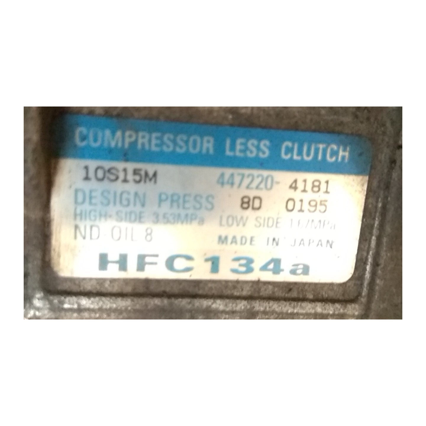 COMPRESSORE A/C 032 CHRYSLER PT CRUISER (05/00-10/05) 16L 05058032AB