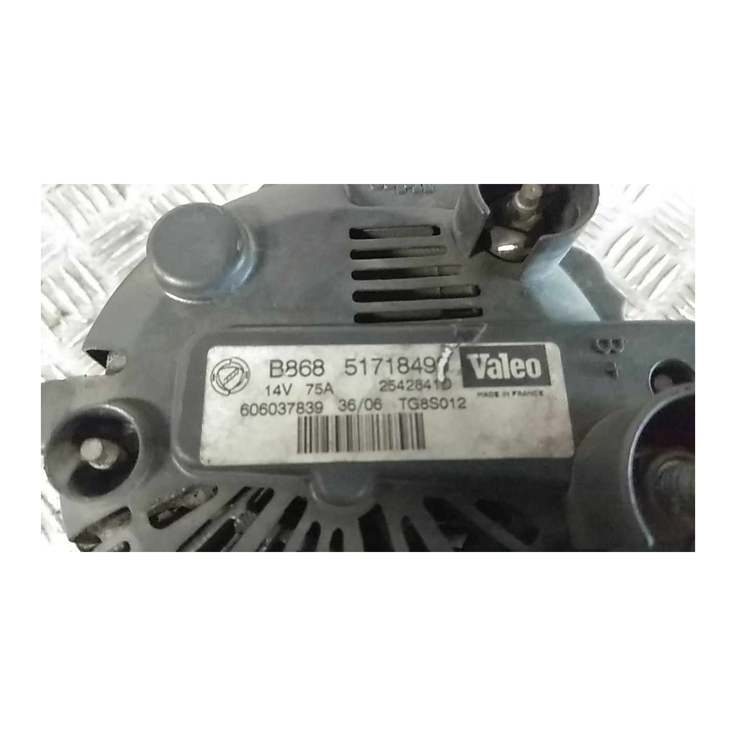 ALTERNATORE 75 A 003 LANCIA YPSILON (TE) (09/06-12/08) 199A3000 51784847