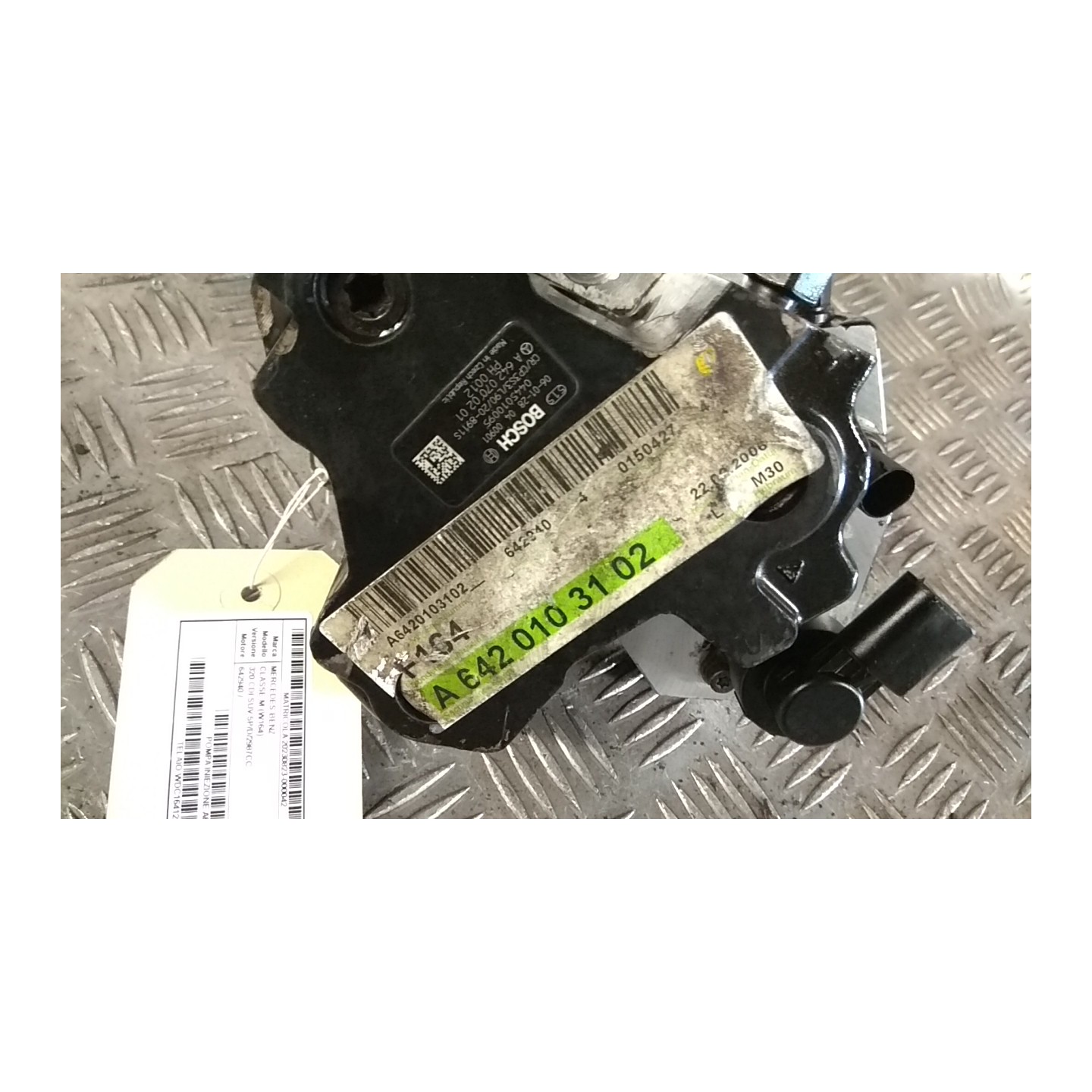 POMPA INIEZIONE 042 MERCEDES-BENZ CLASSE M (W164) (03/05-03/12) 642940 A6420700501