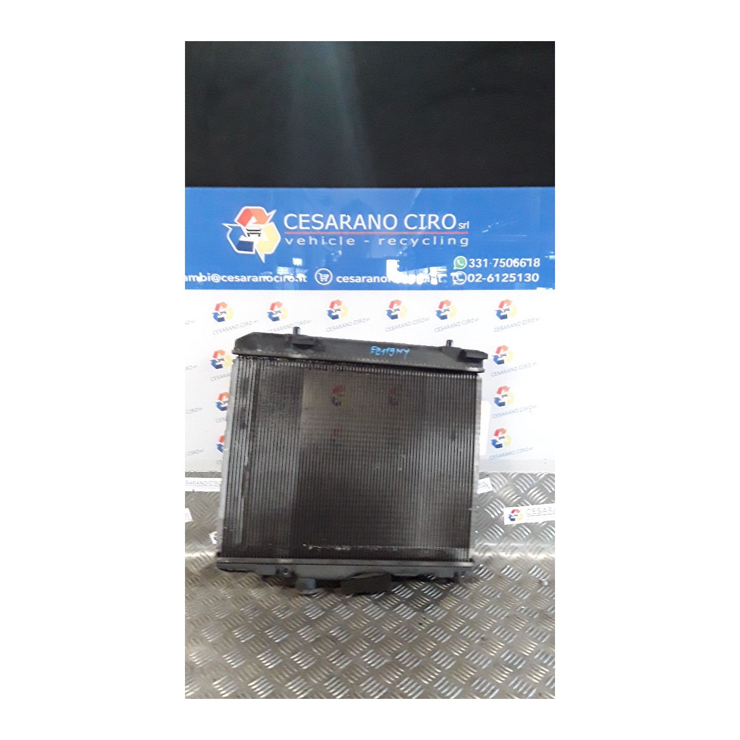 RADIATORE 056 OPEL AGILA (H08) (01/08-) K10B 93196874