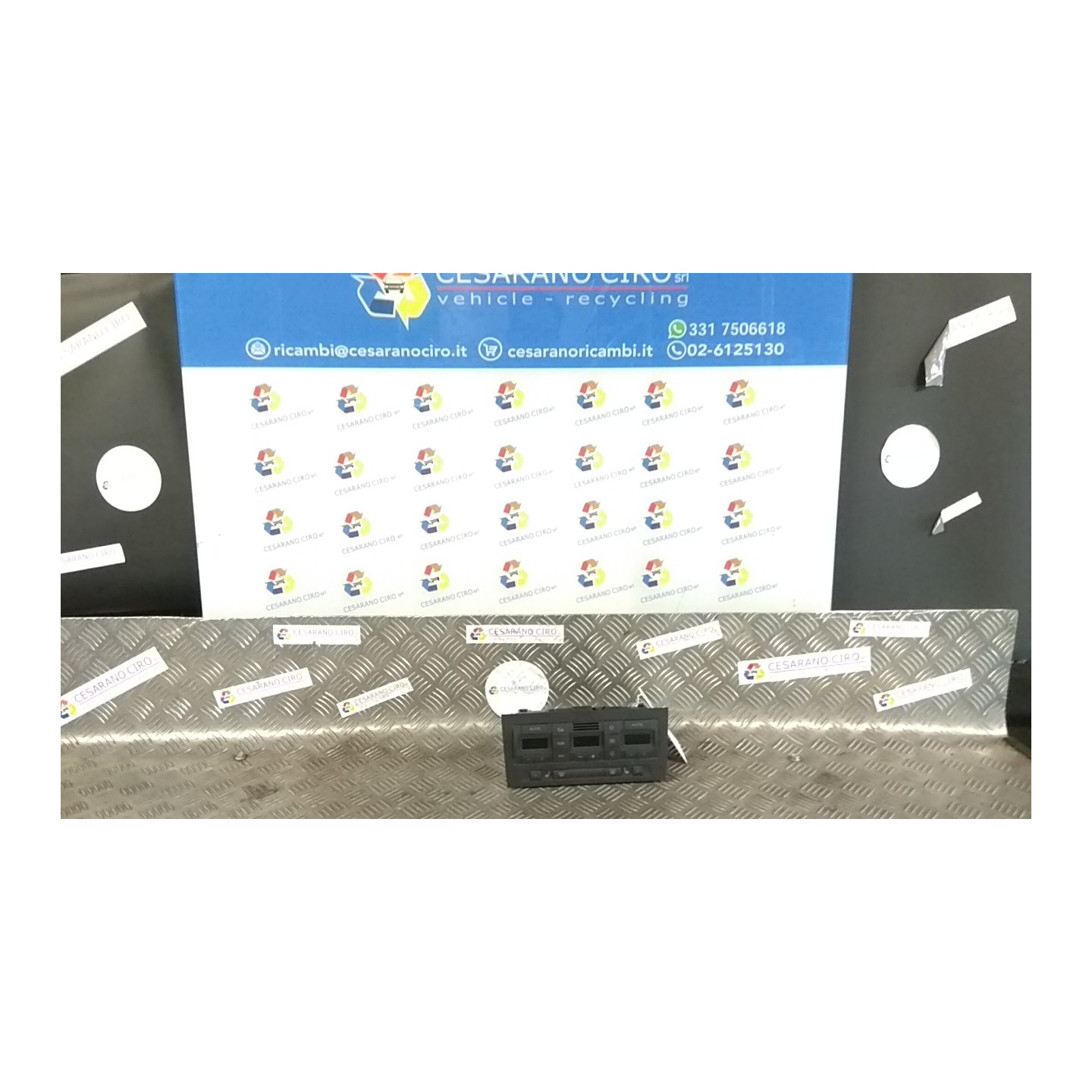 BLOCCO COMANDO CLIMATIZZAZIONE CLIMATRON 092 AUDI A4 (8K) (09/07-03/13) CAHA 8T1820043AKXZF