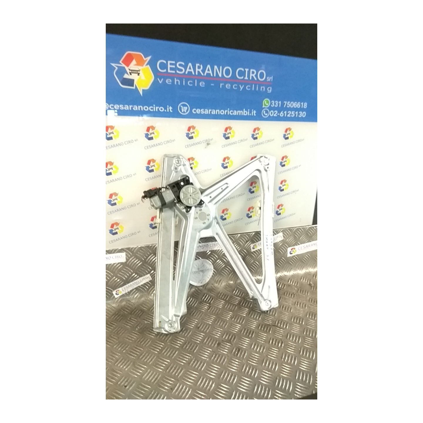 ALZACRISTALLO ELETTR. PORTA ANT. S/MOTORE DX. 066 SMART FORTWO (A/C451) (01/07-12/11) 3B21 A4517200646