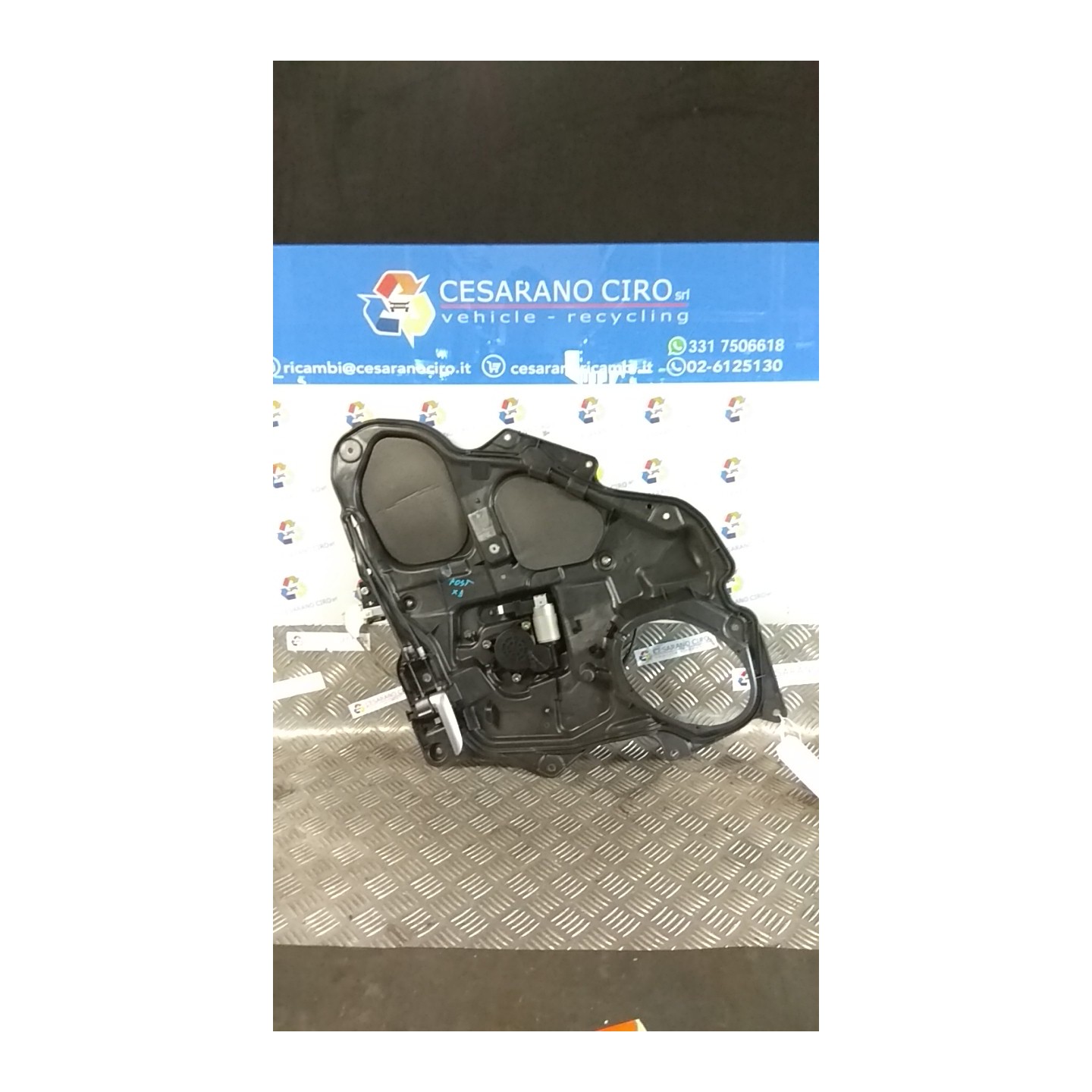 ALZACRISTALLO PORTA POST. DX. 176 MAZDA MAZDA 3 (10/03-08/06) Z6 BP4L72560C