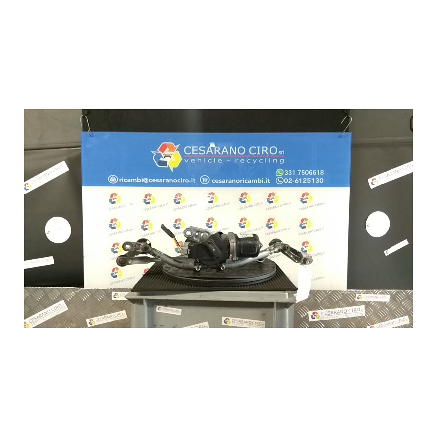 MECCANISMO TERGIPARABREZZA CON MOTORINO 192 NISSAN QASHQAI (J10E/JJ10E) (02/07-12 M9R NB3753015035002