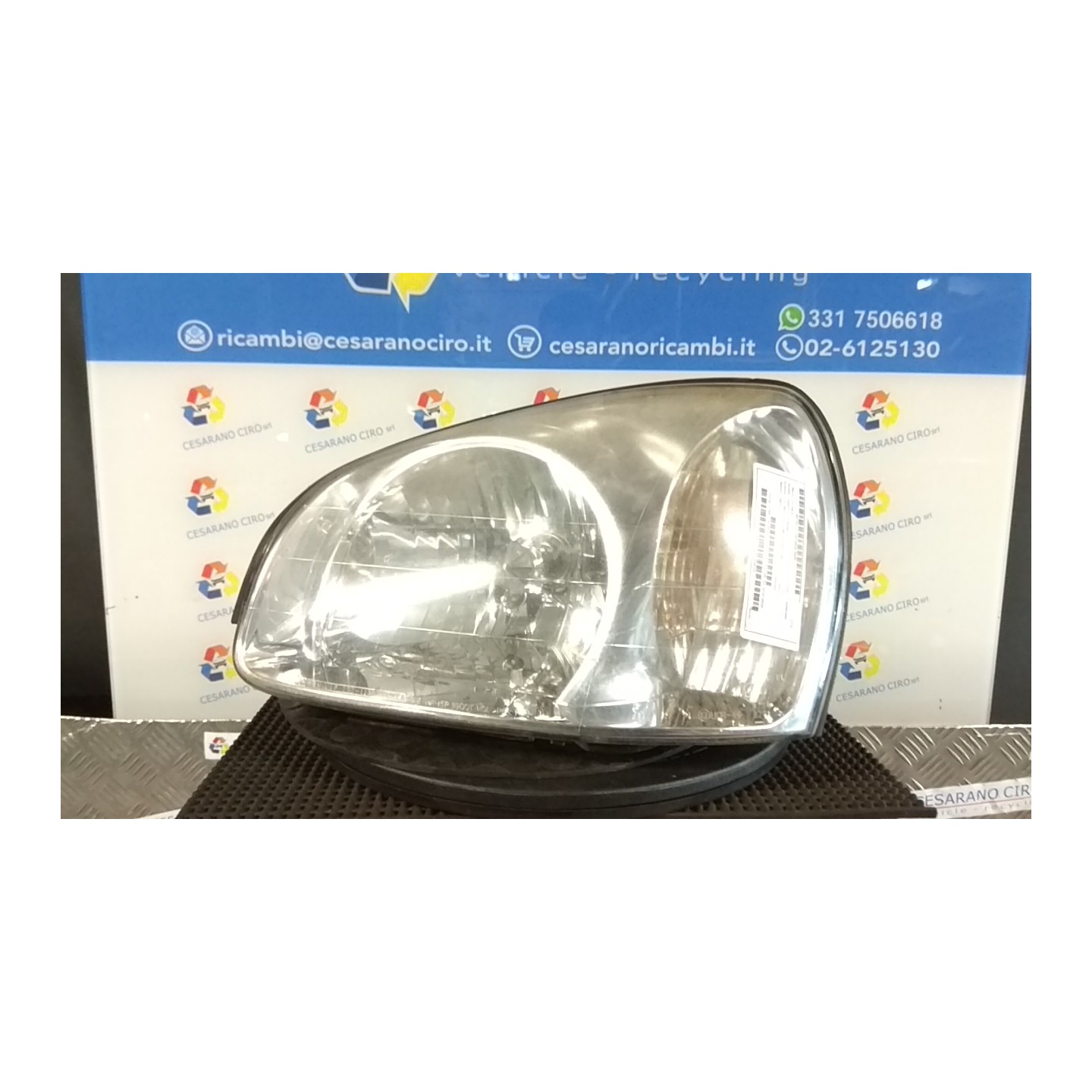 PROIETTORE CON REGOLATORE ALTEZZA 03-03- SX. 051 HYUNDAI SANTA FE 1A SERIE (01/01-10/06 D4EA 9210126220