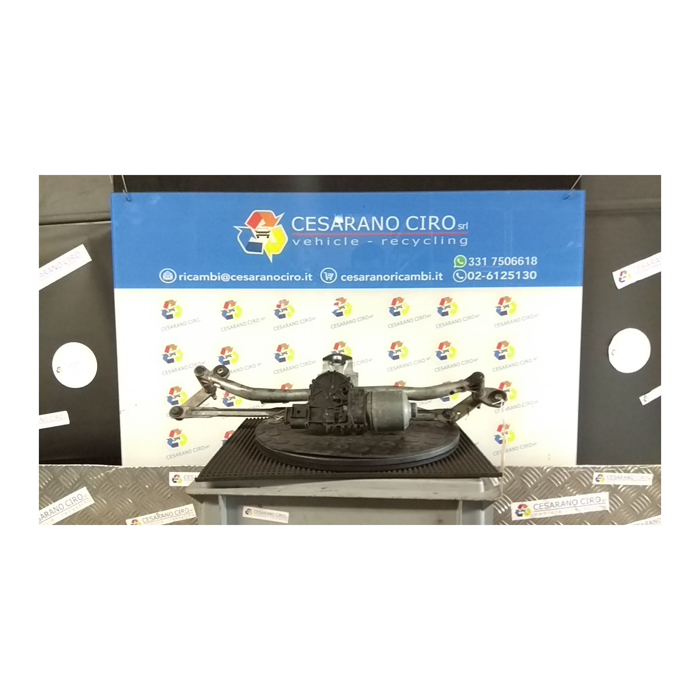 MOTORINO TERGIPARABREZZA 054 SEAT IBIZA (6L) (12/01-08/09) BKY 6Q2955119A