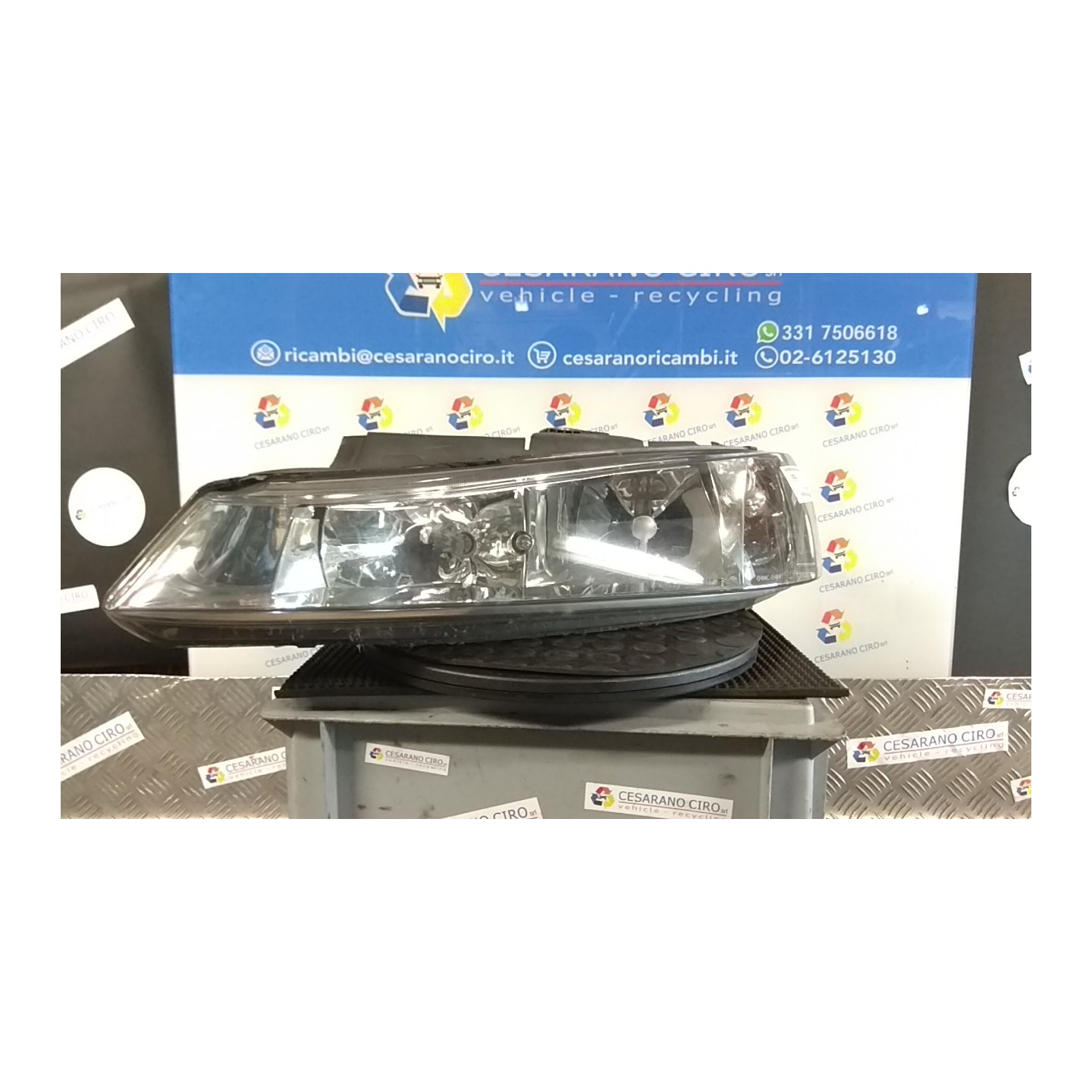 PROIETTORE CON REGOLATORE ALTEZZA SX. 106 PEUGEOT 406 (04/99-05/04) RHZ 6204V2