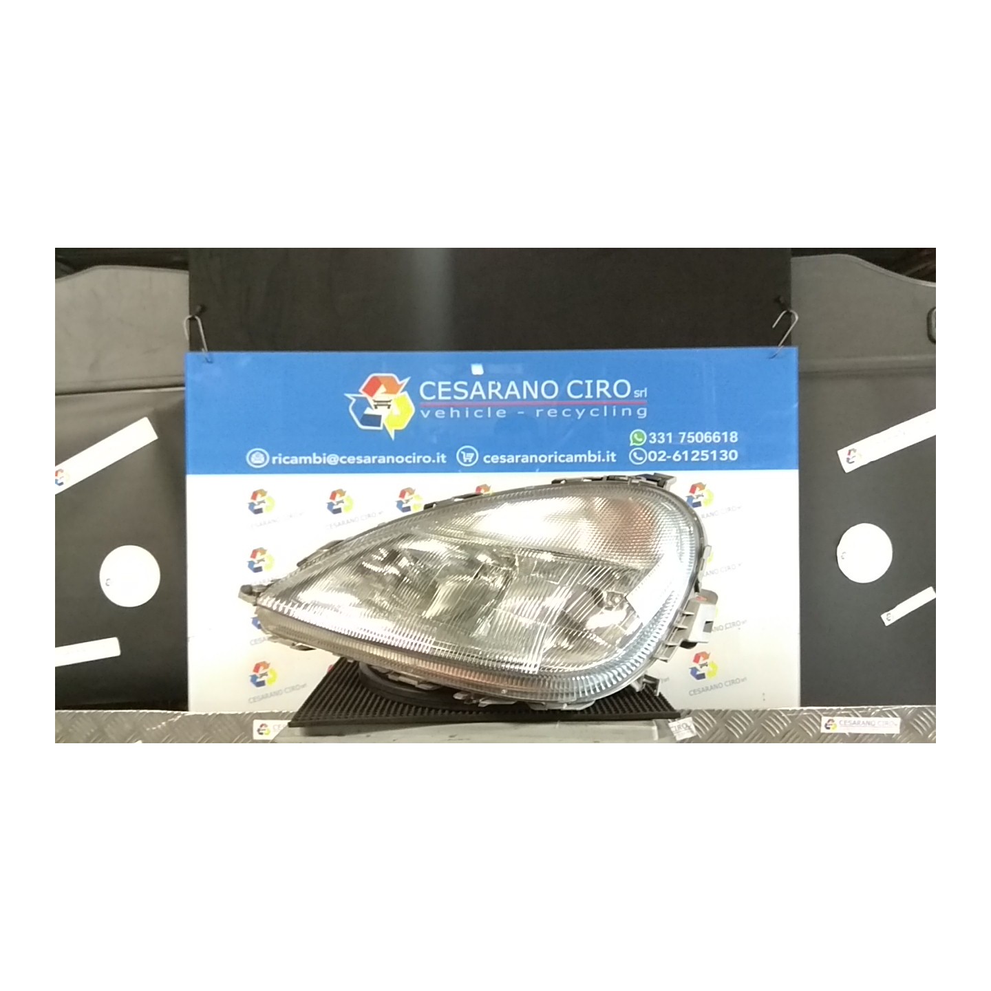 PROIETTORE SX. 123 MERCEDES-BENZ CLASSE A (W168) (10/97-02/01) 668941 A1688200161