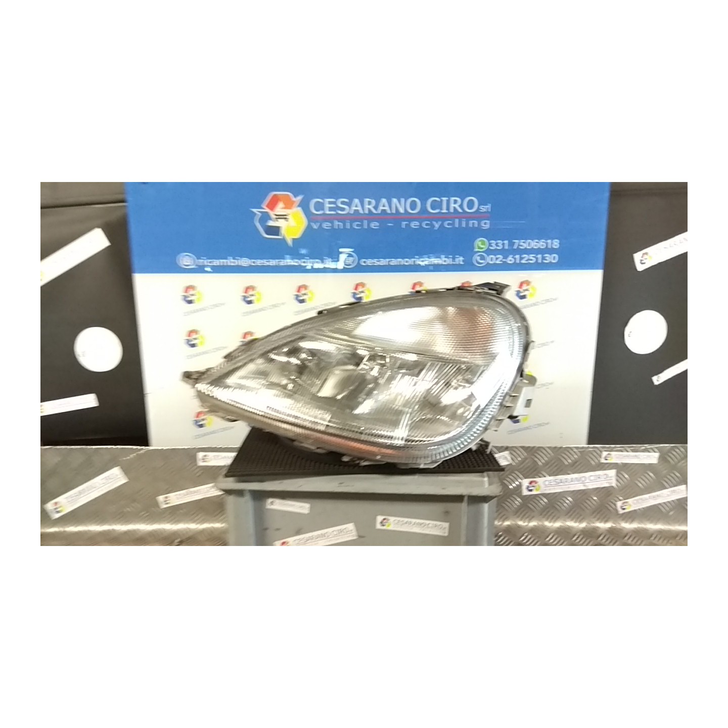 PROIETTORE SX. 123 MERCEDES-BENZ CLASSE A (W168) (10/97-02/01) 668941 A1688200161