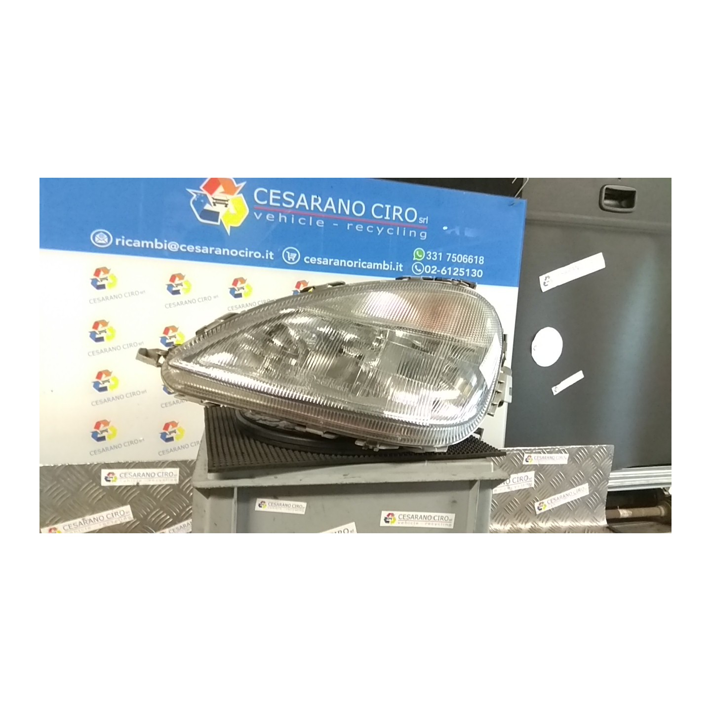 PROIETTORE SX. 123 MERCEDES-BENZ CLASSE A (W168) (10/97-02/01) 668941 A1688200161