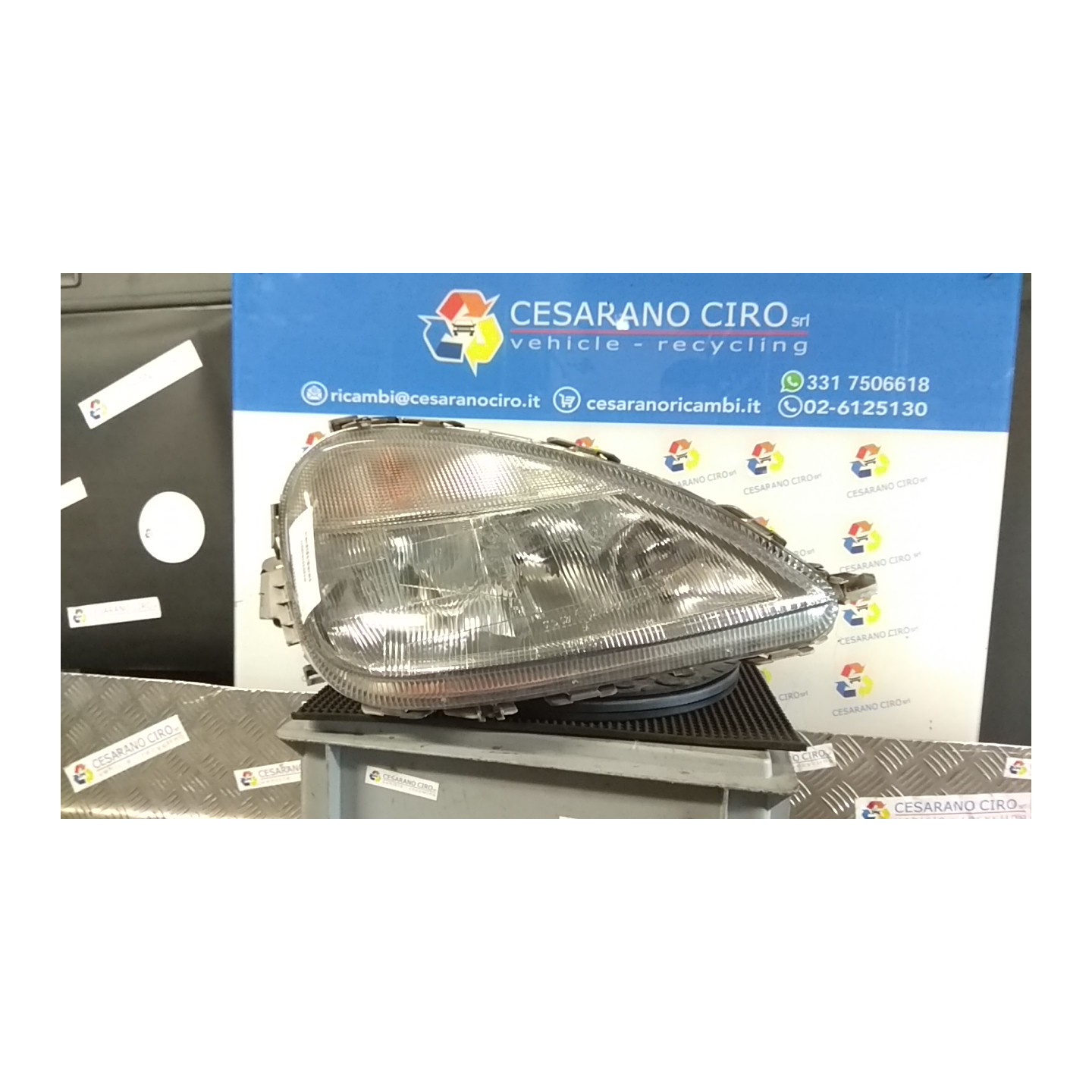PROIETTORE DX. 124 MERCEDES-BENZ CLASSE A (W168) (10/97-02/01) 668941 A1688201061