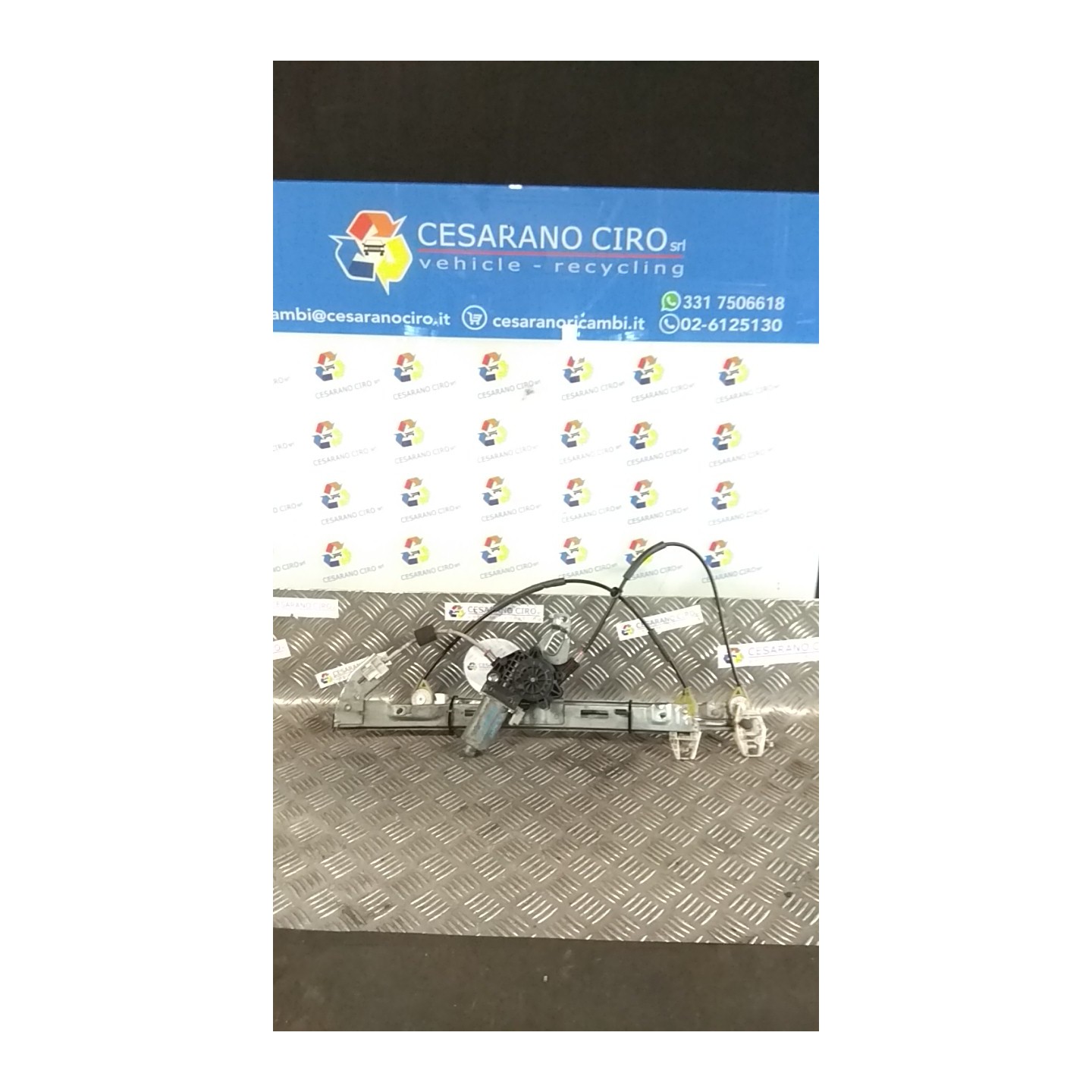 ALZACRISTALLO ELETTR. PORTA ANT. C/MOTORINO SX. 102 PEUGEOT 206 PLUS (02/09-) HFV 9221G0
