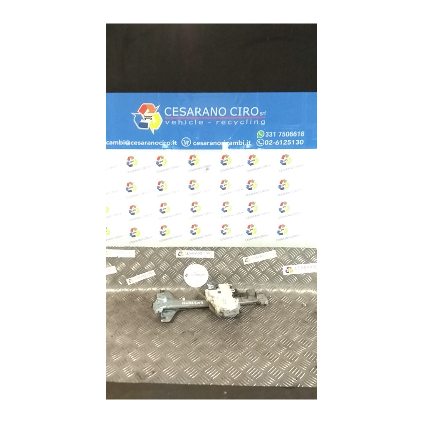 ALZACRISTALLO ELETTR. PORTA POST. C/MOTORINO DX. 122 CITROEN C4 (11/04-10/10) NFU 9224H3