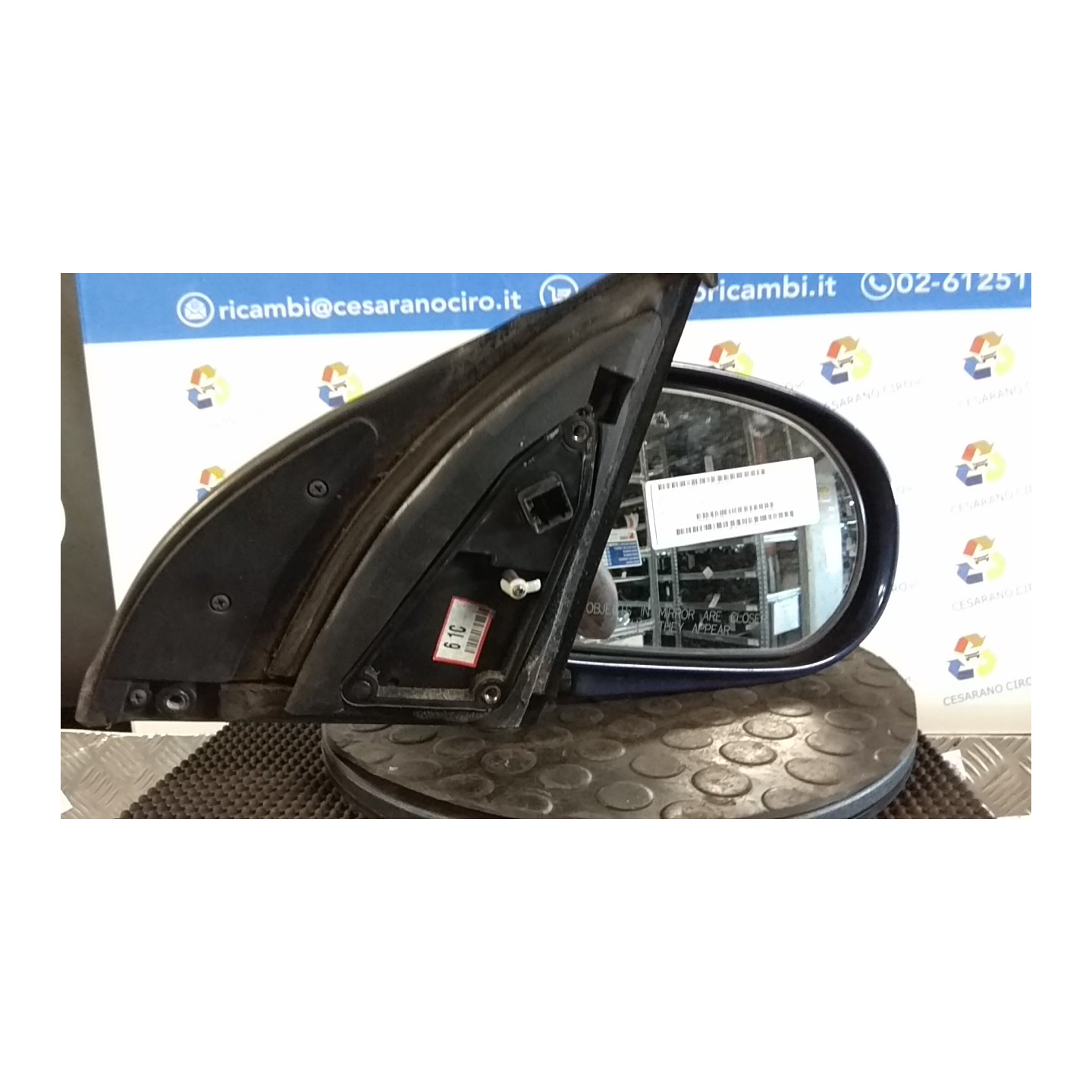 RETROVISORE EST. REGOLAZ. ELETTR. DX. 129 KIA CARNIVAL 1A SERIE (04/99-12/06 J3 0K54F69120XX